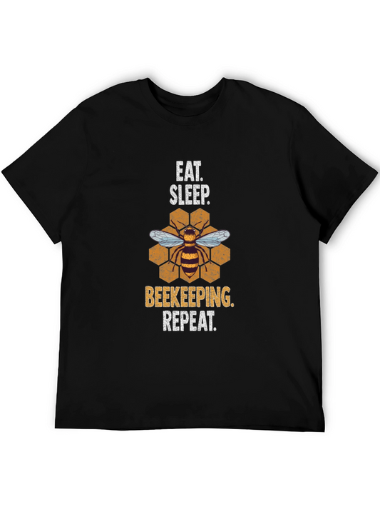 Eat Sleep Beekeeping Repeat T-Shirt
