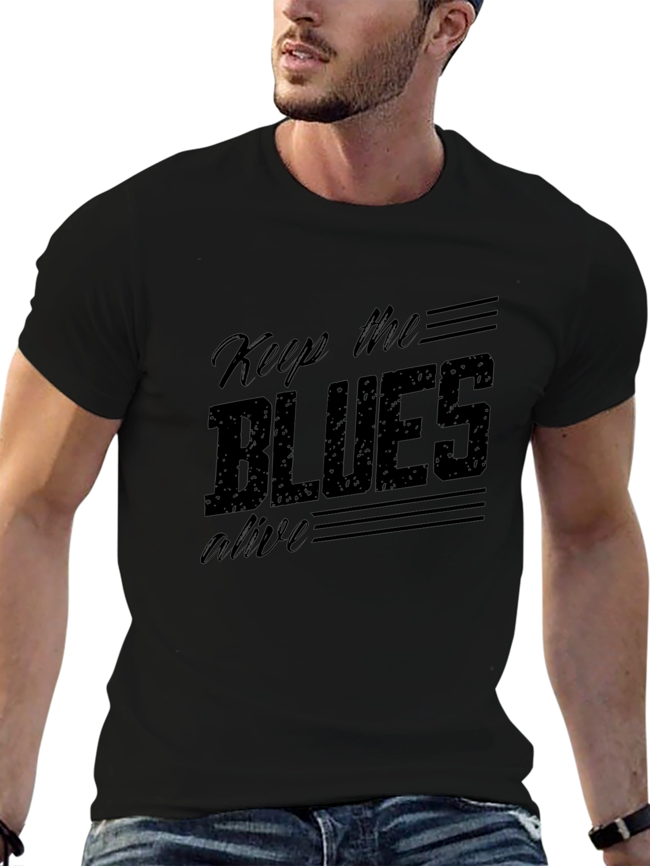 Keep the Blues Alive Graphic T-Shirt