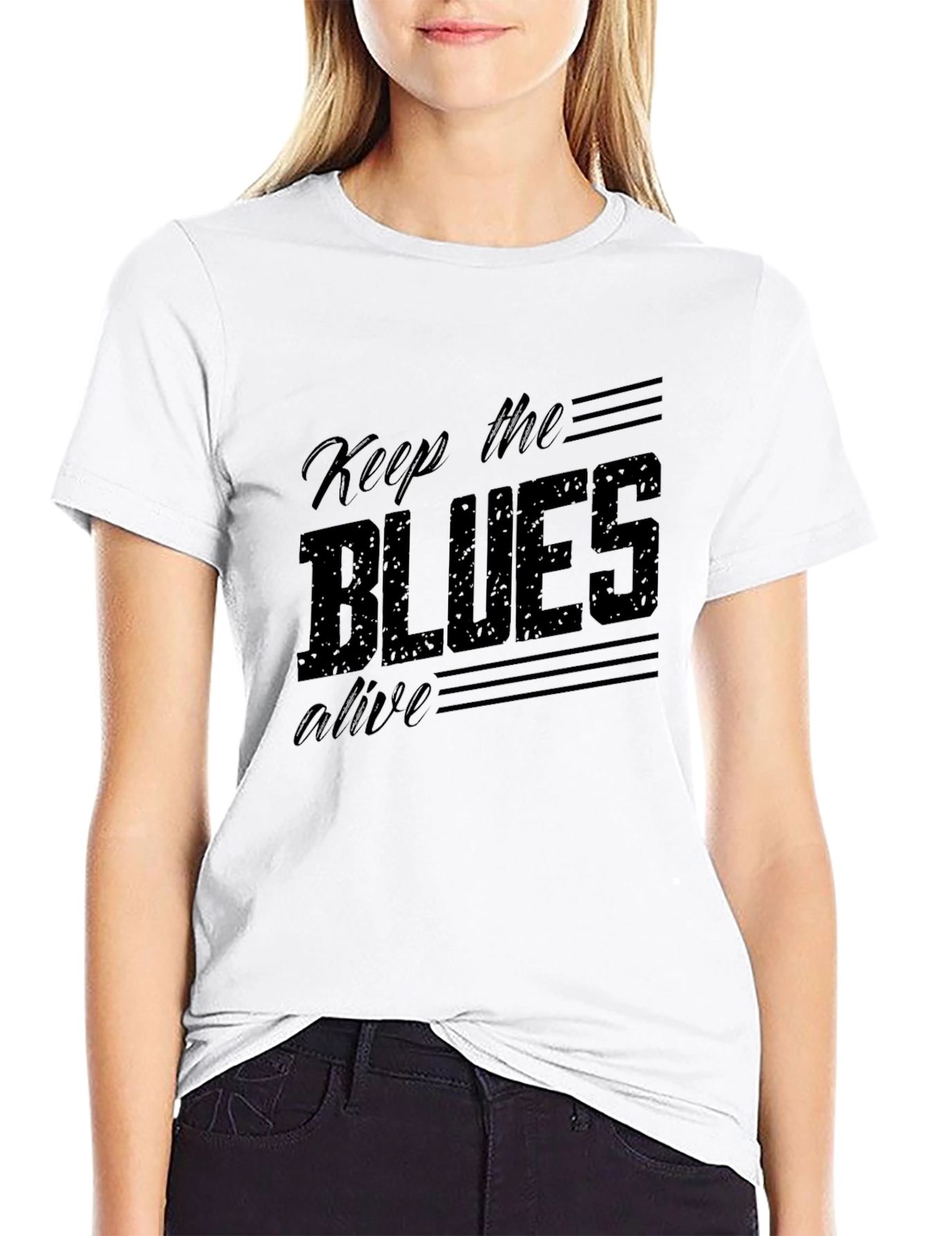 Keep the Blues Alive Graphic T-Shirt