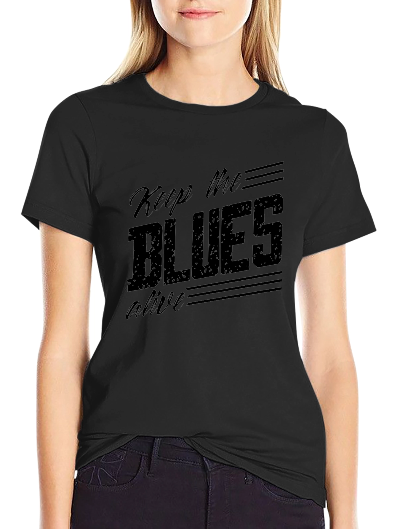 Keep the Blues Alive Graphic T-Shirt