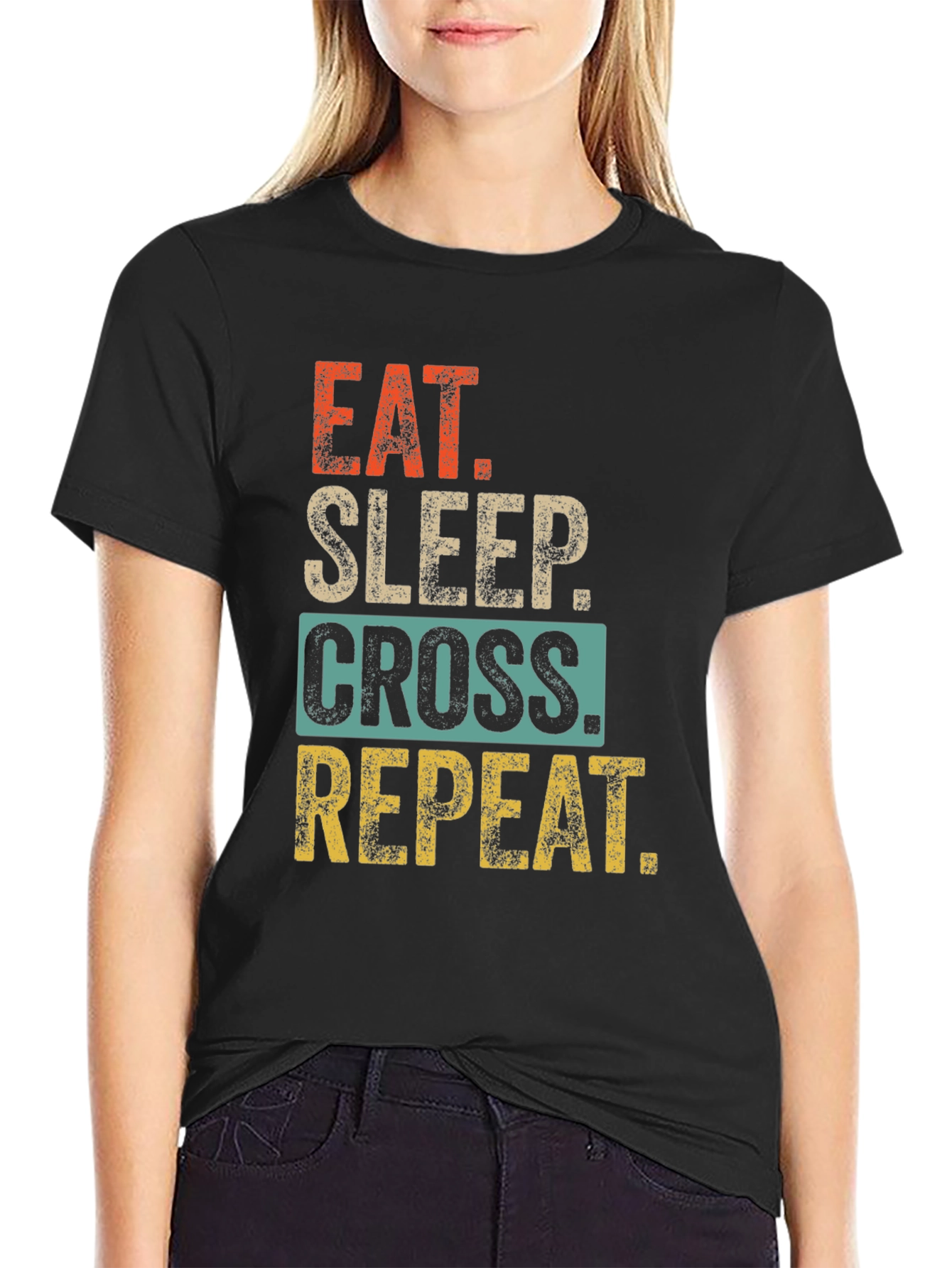 Eat Sleep Cross Repeat T-Shirt