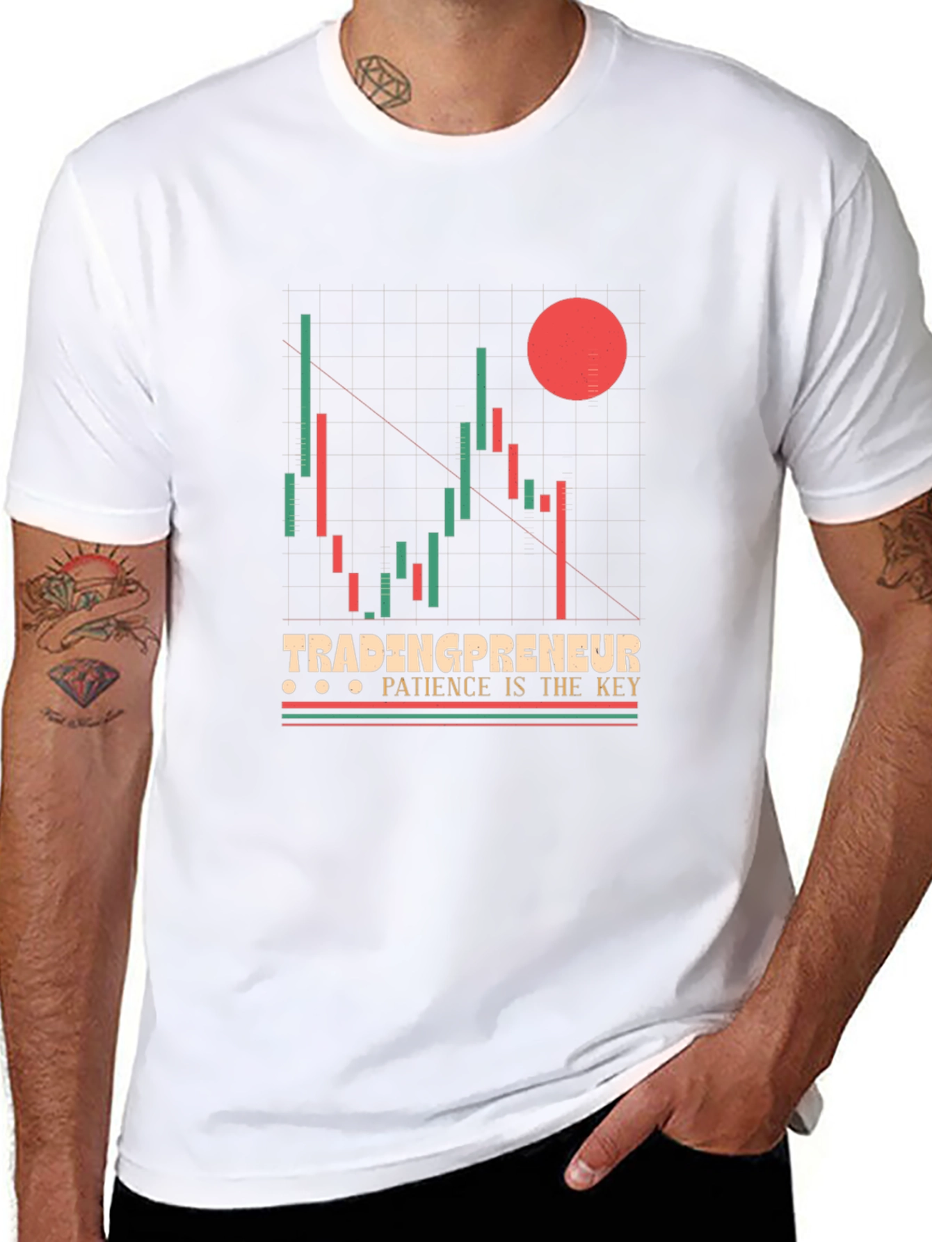 Tradingpreneur Patience is Key Graphic Tee