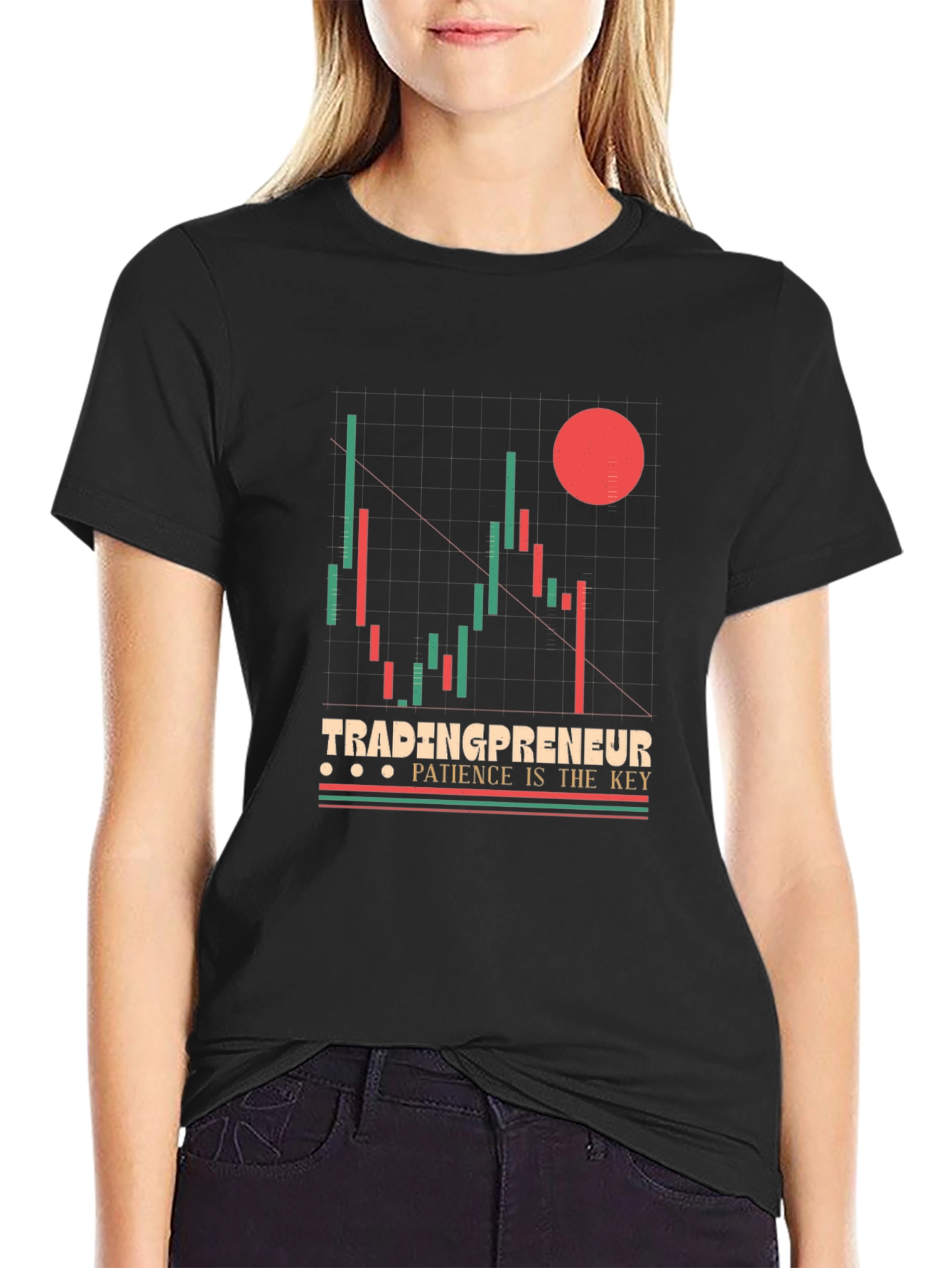 Tradingpreneur Patience is Key Graphic Tee
