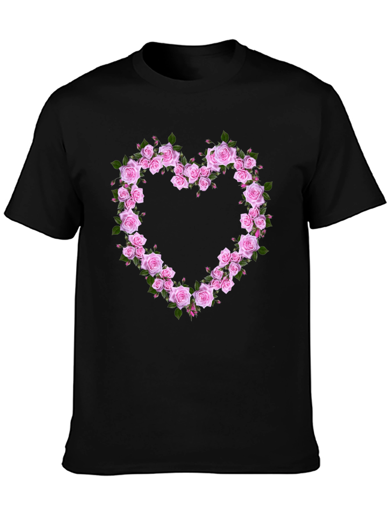 Floral Heart Graphic T-Shirt