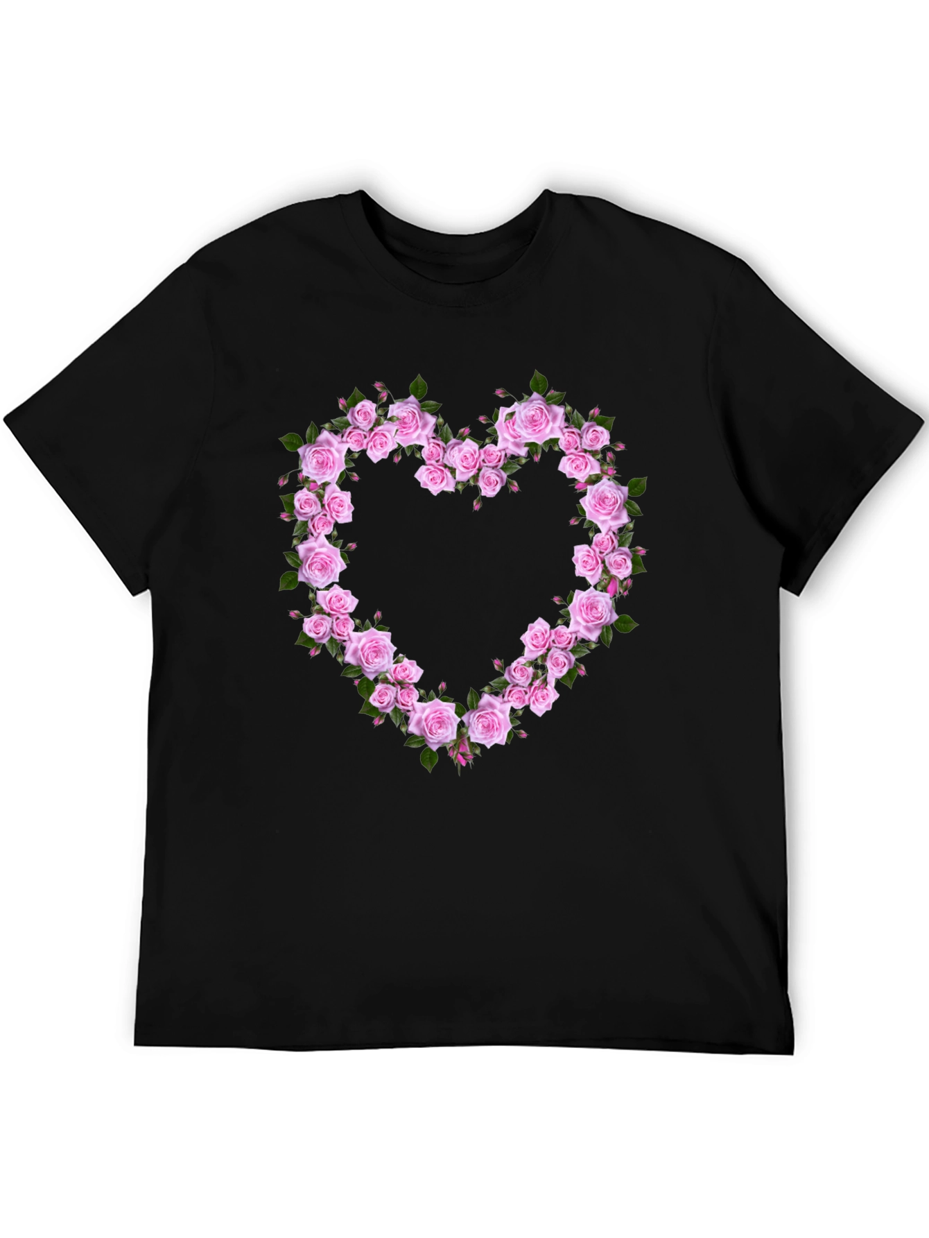 Floral Heart Graphic T-Shirt