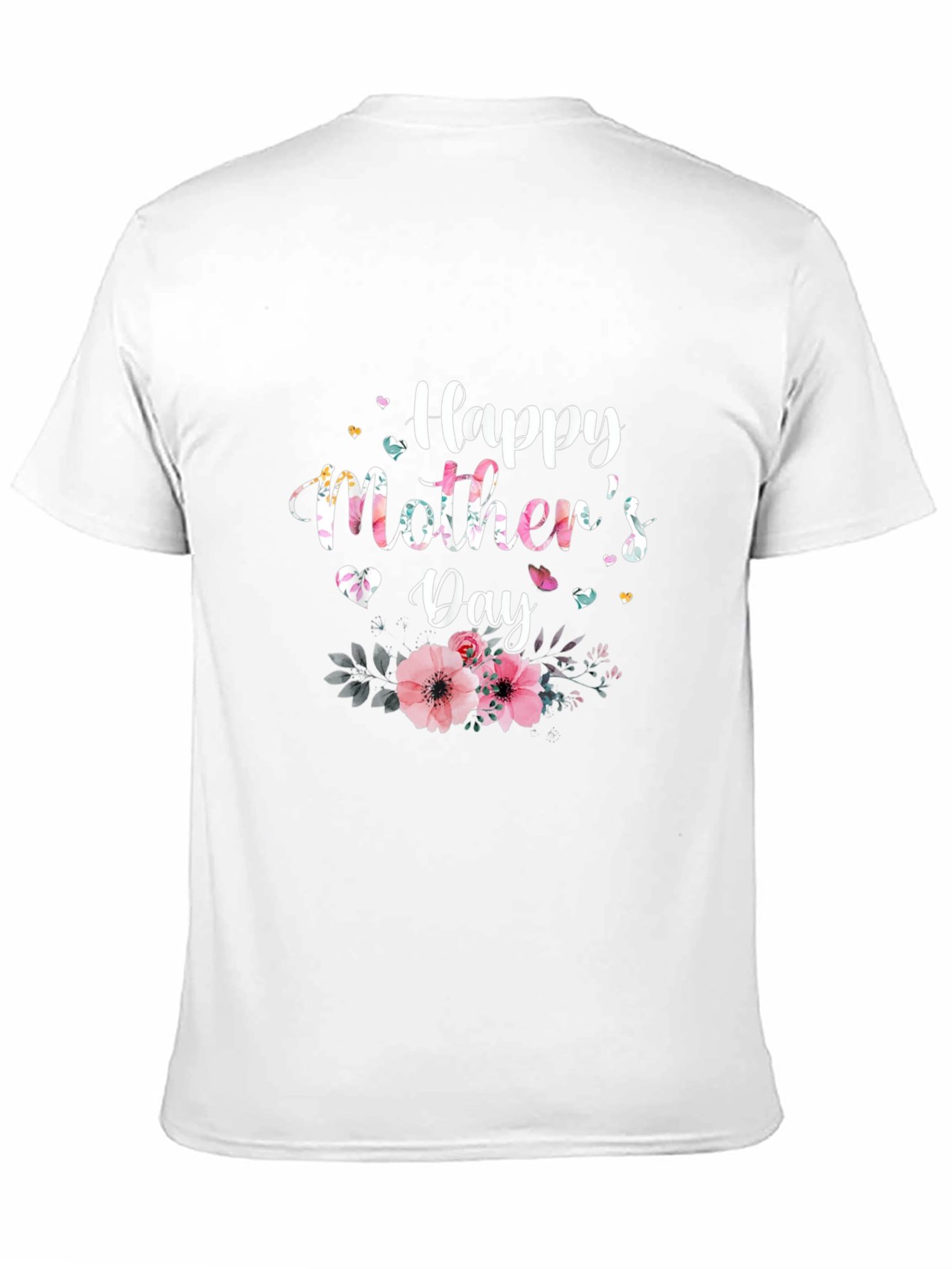 Happy Mothers Day Floral T-Shirt