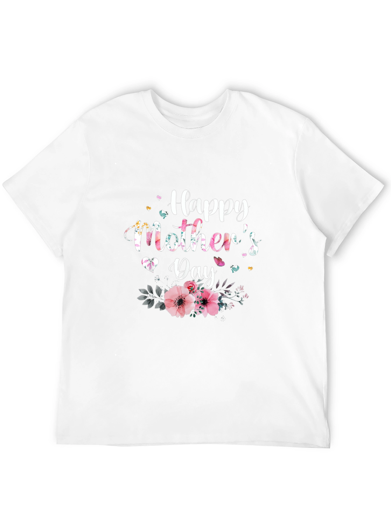 Happy Mothers Day Floral T-Shirt