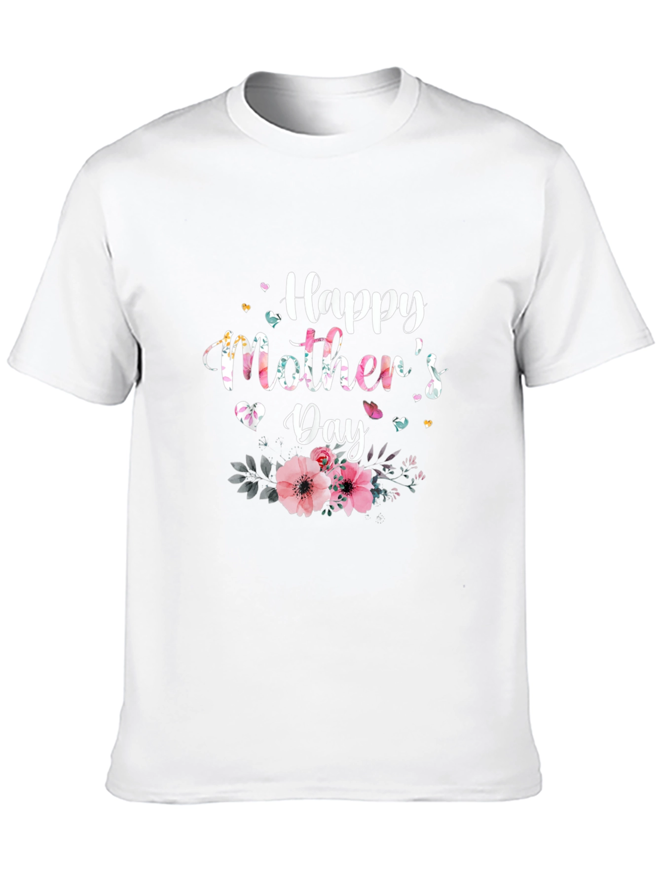 Happy Mothers Day Floral T-Shirt
