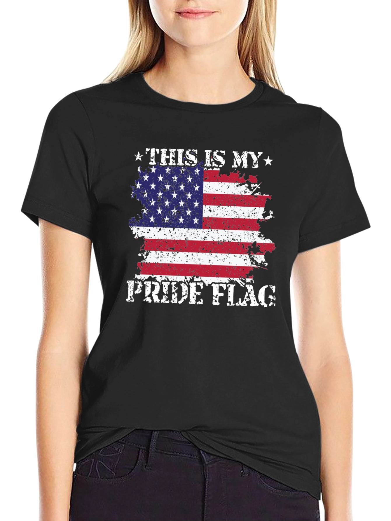 Patriotic American Flag Pride T-Shirt
