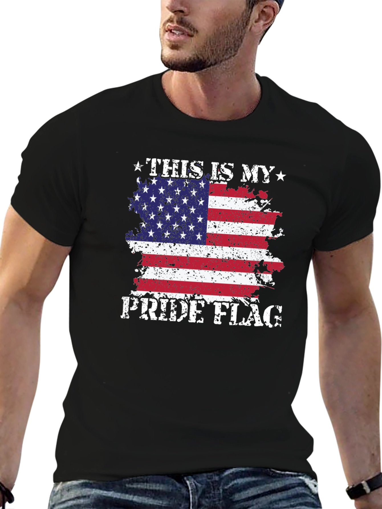 Patriotic American Flag Pride T-Shirt