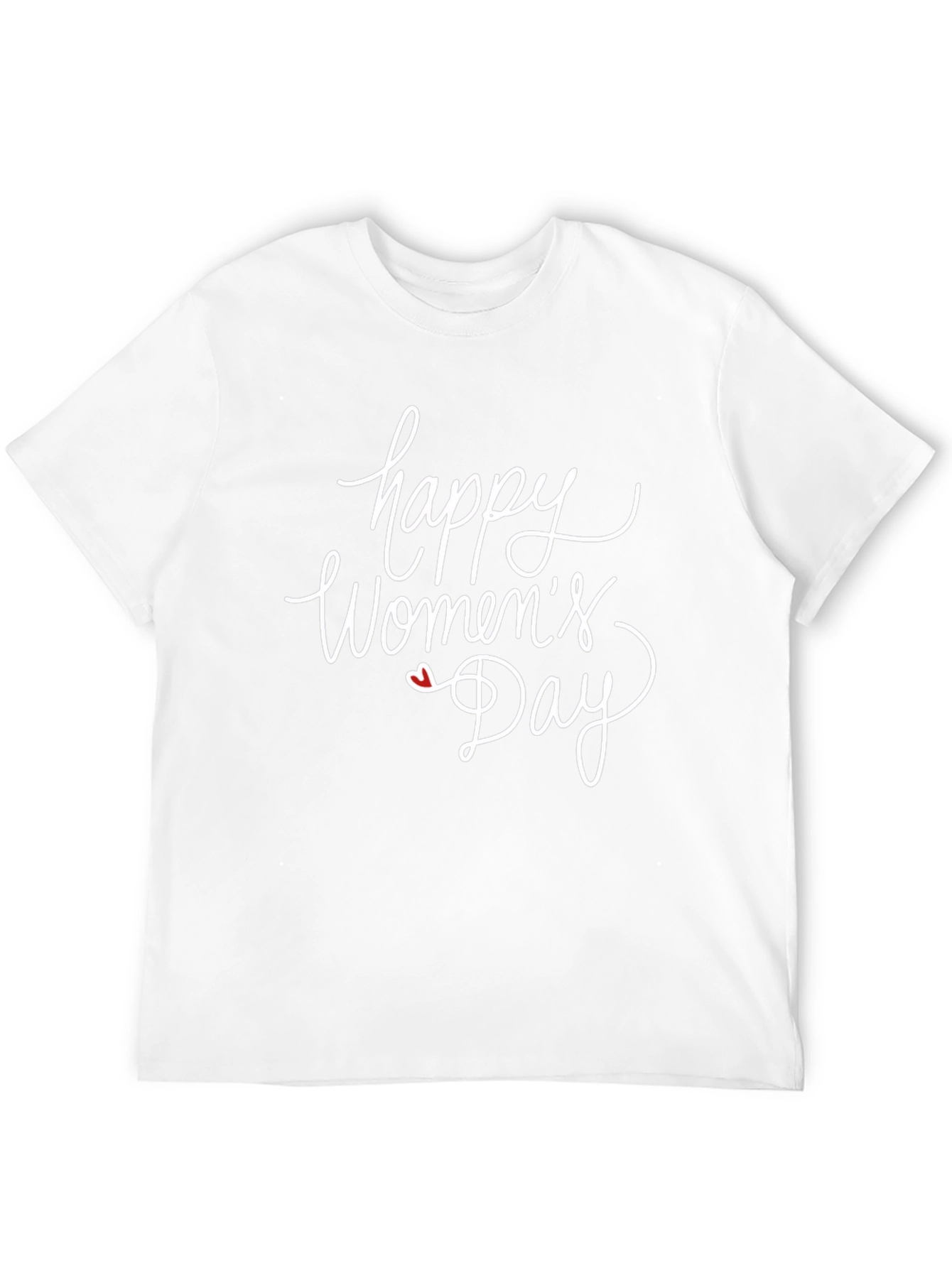 Happy Womens Day Black T-Shirt