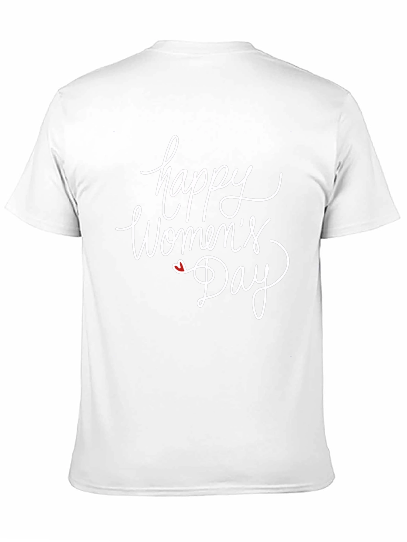 Happy Womens Day Black T-Shirt