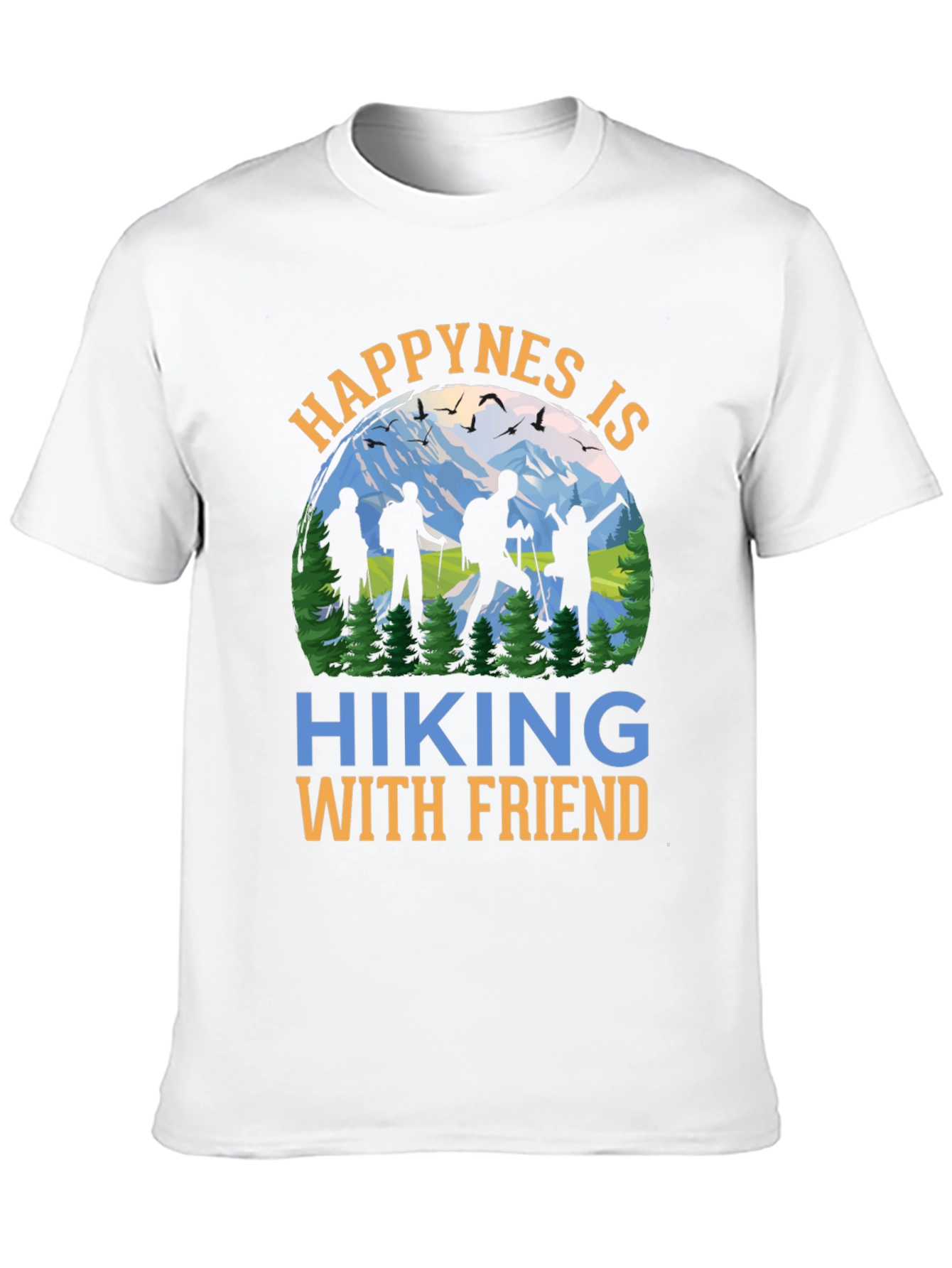 Hiking With Friends Graphic T-Shirt