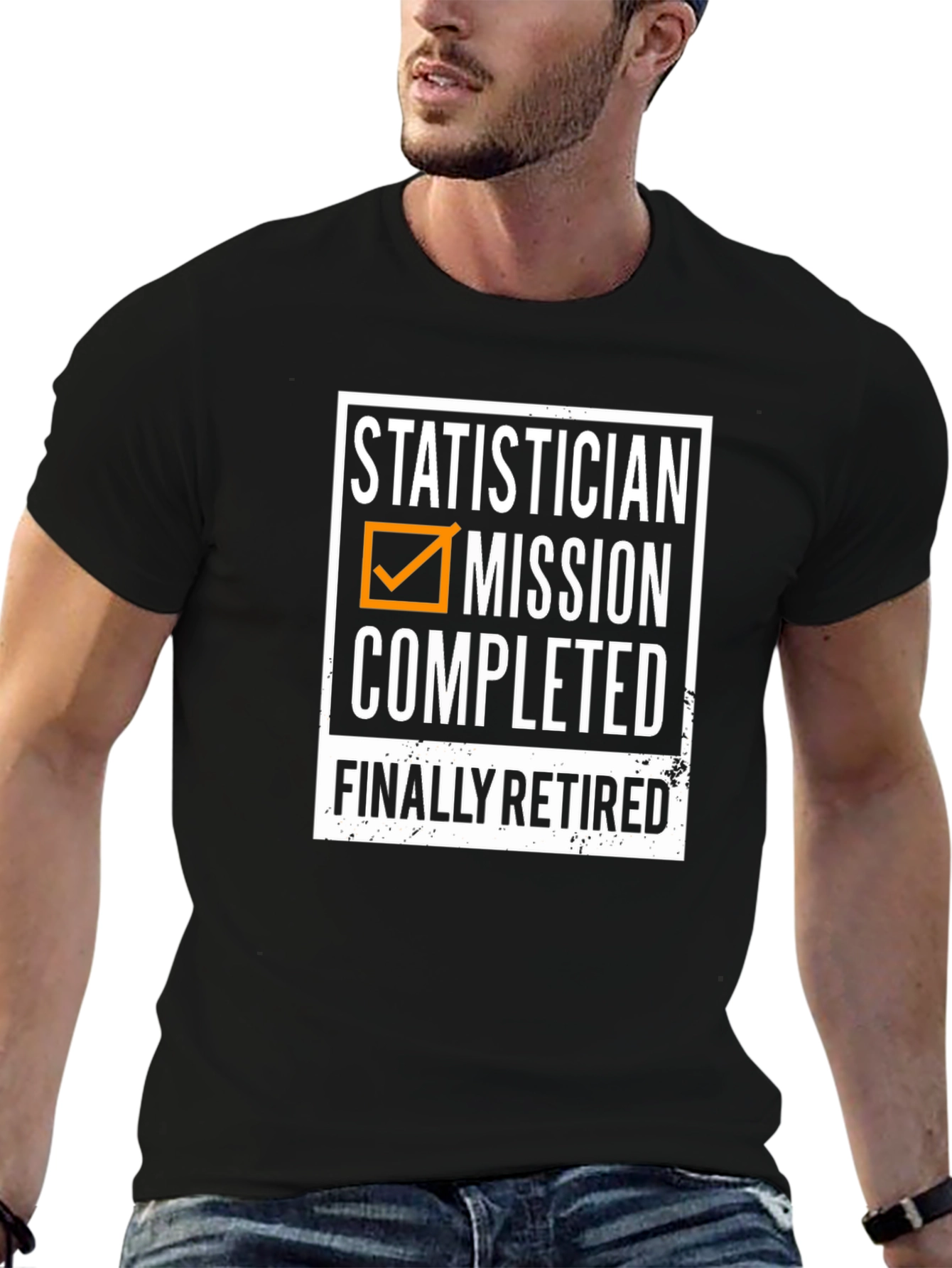 Statistician Retirement T-Shirt - Mission Completed