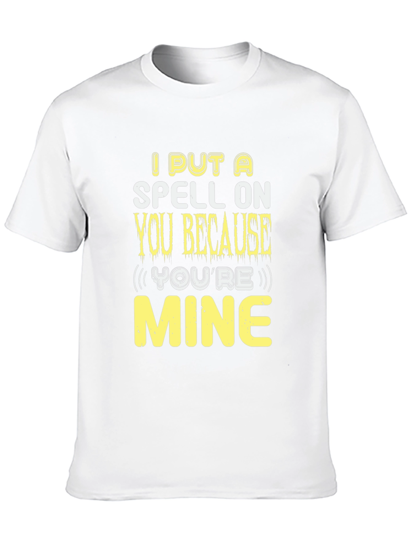 Spell On You Graphic Tee - Fun Halloween Shirt