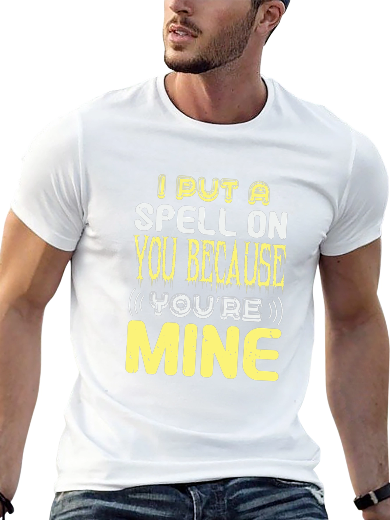 Spell On You Graphic Tee - Fun Halloween Shirt