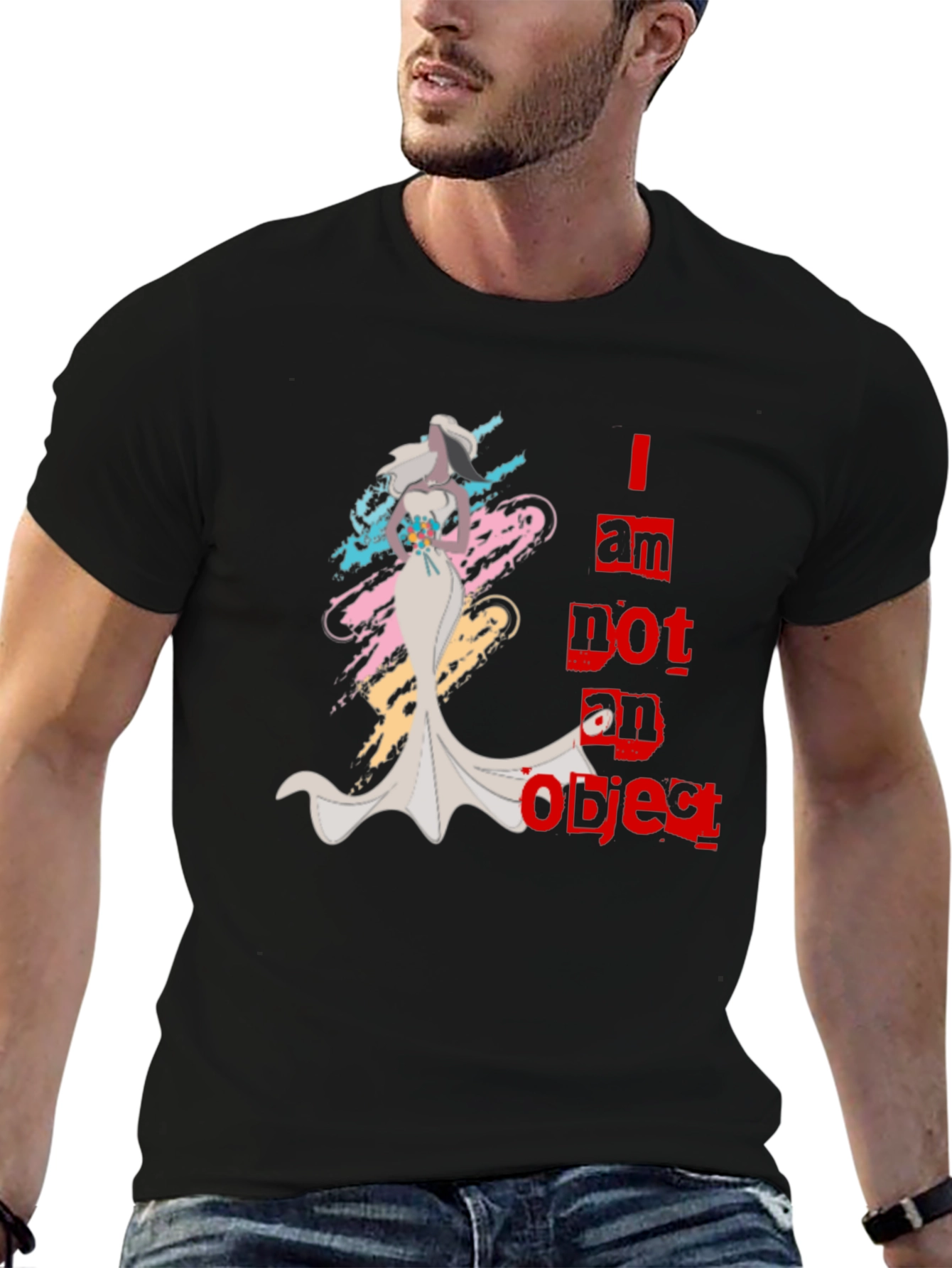 Empowering Graphic Tee: I am Not an Object