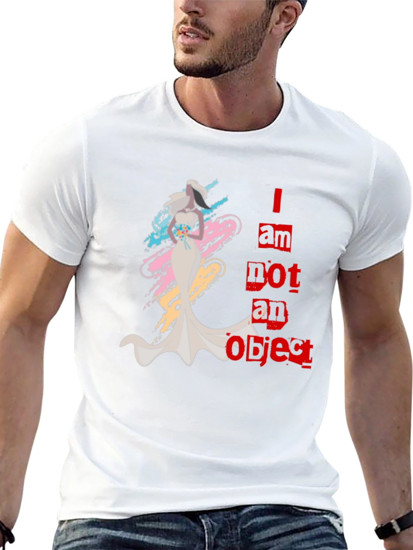 Empowering Graphic Tee: I am Not an Object