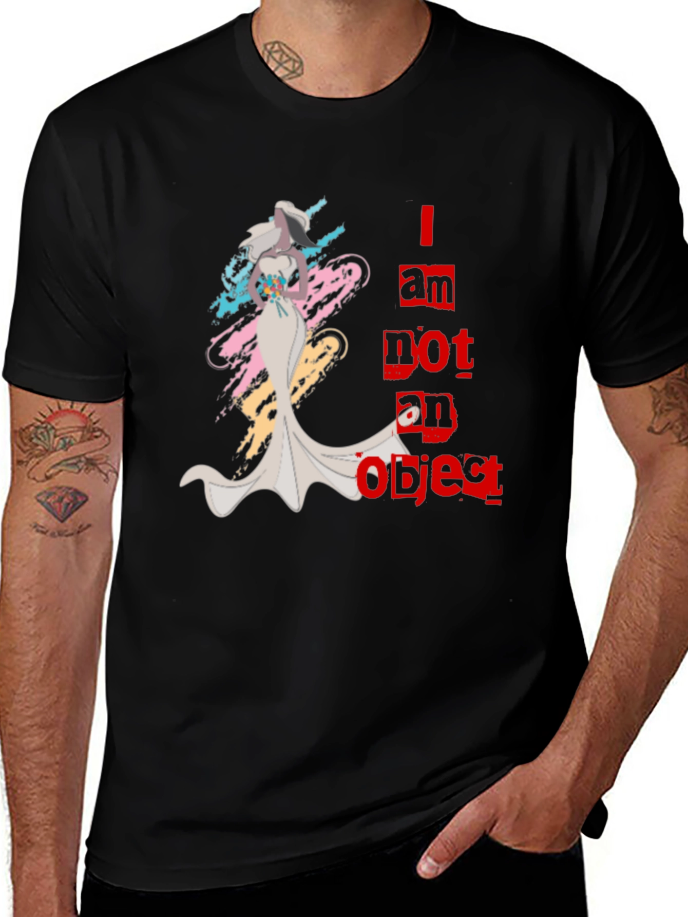 Empowering Graphic Tee: I am Not an Object