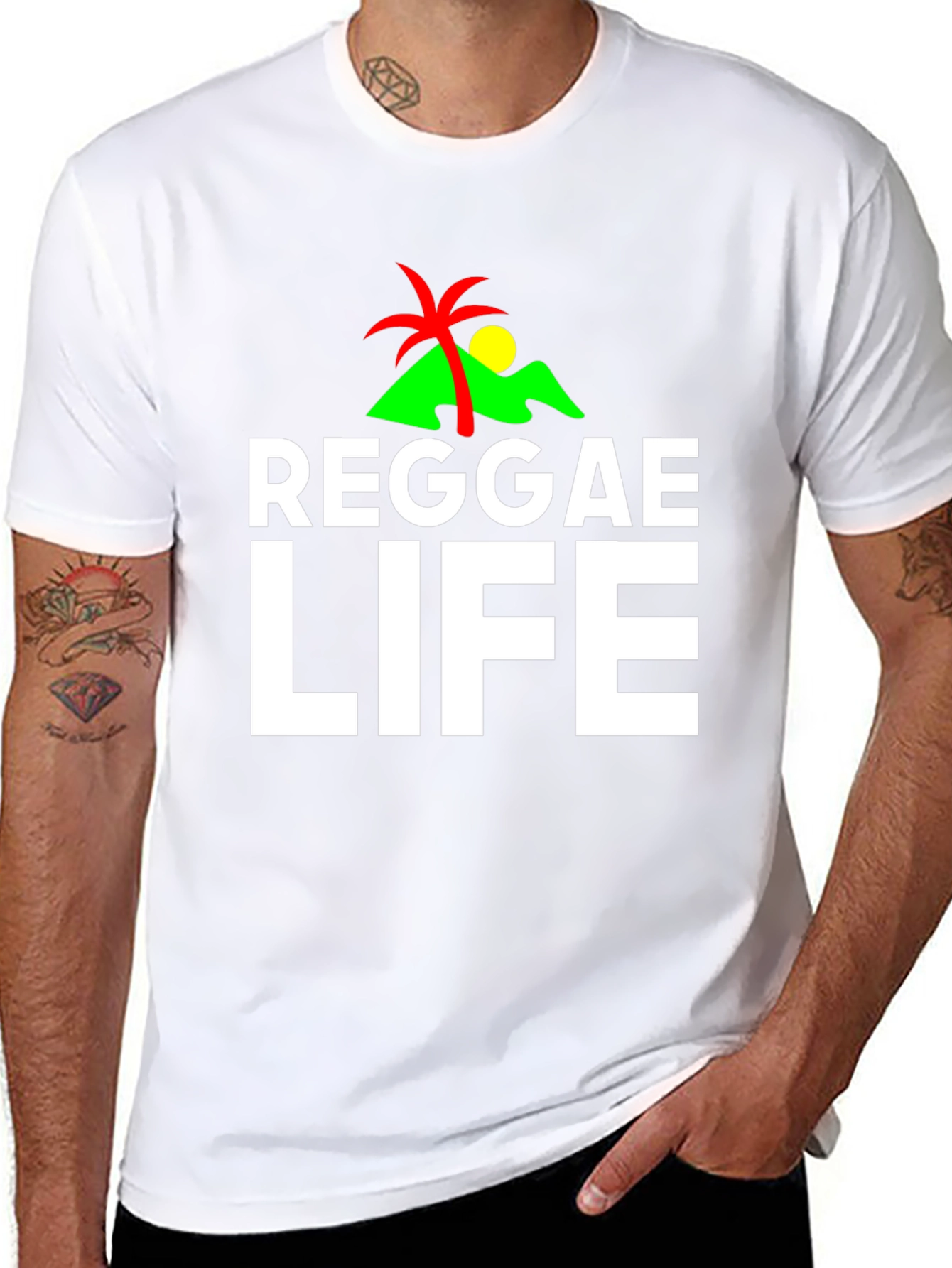 Reggae Life Graphic Tee - Island Style