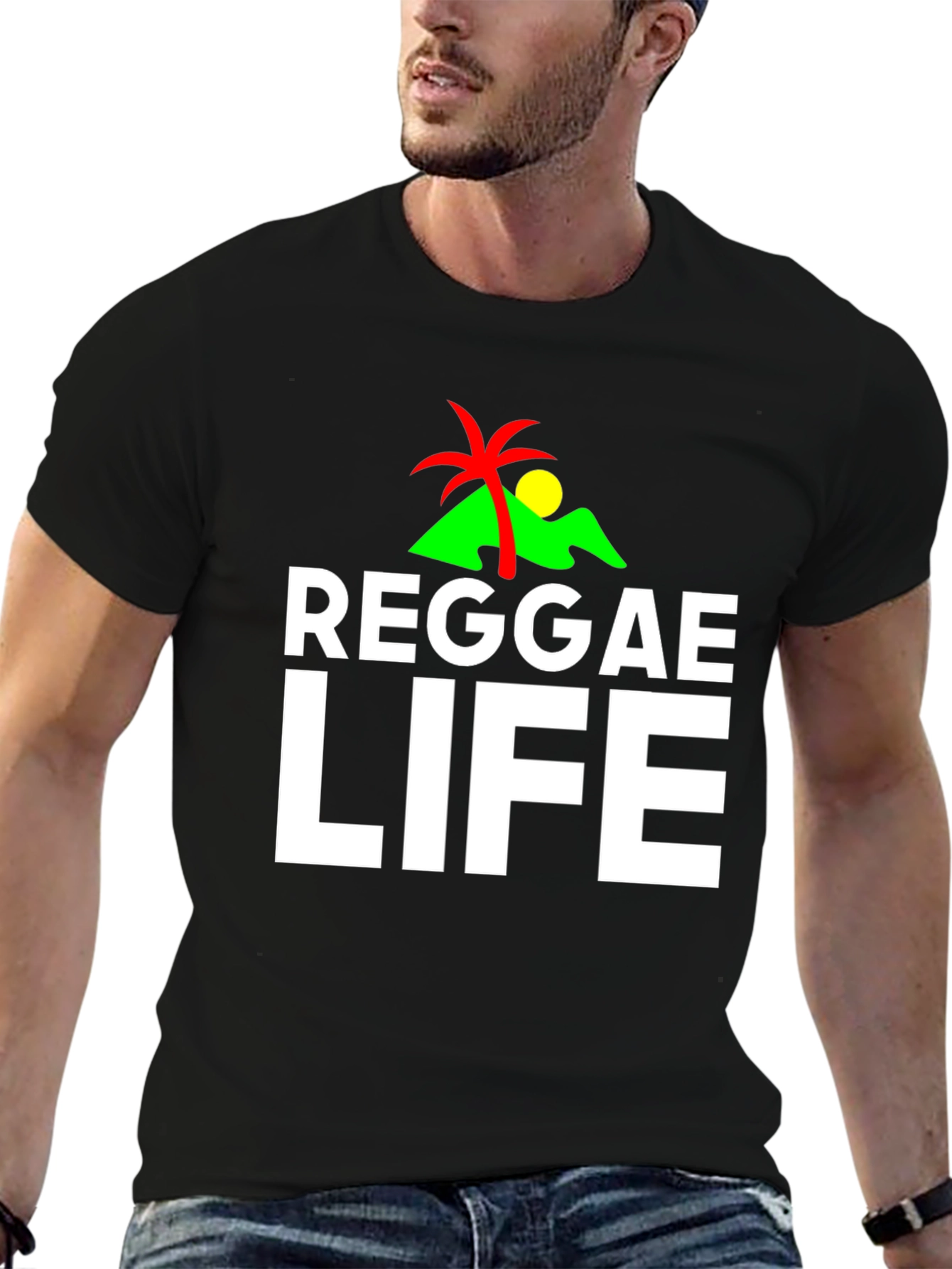 Reggae Life Graphic Tee - Island Style
