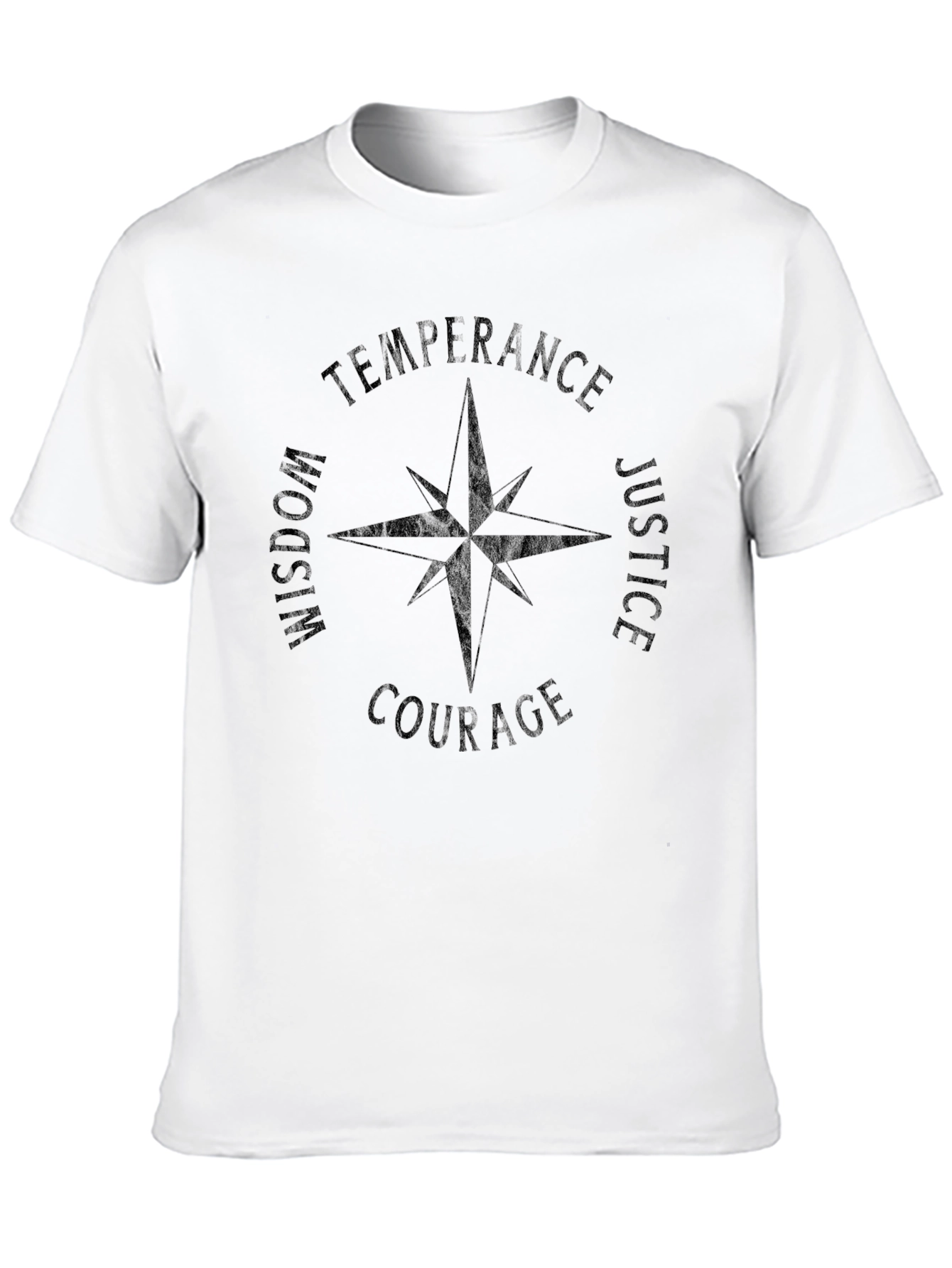Virtue Compass Graphic Tee - Black