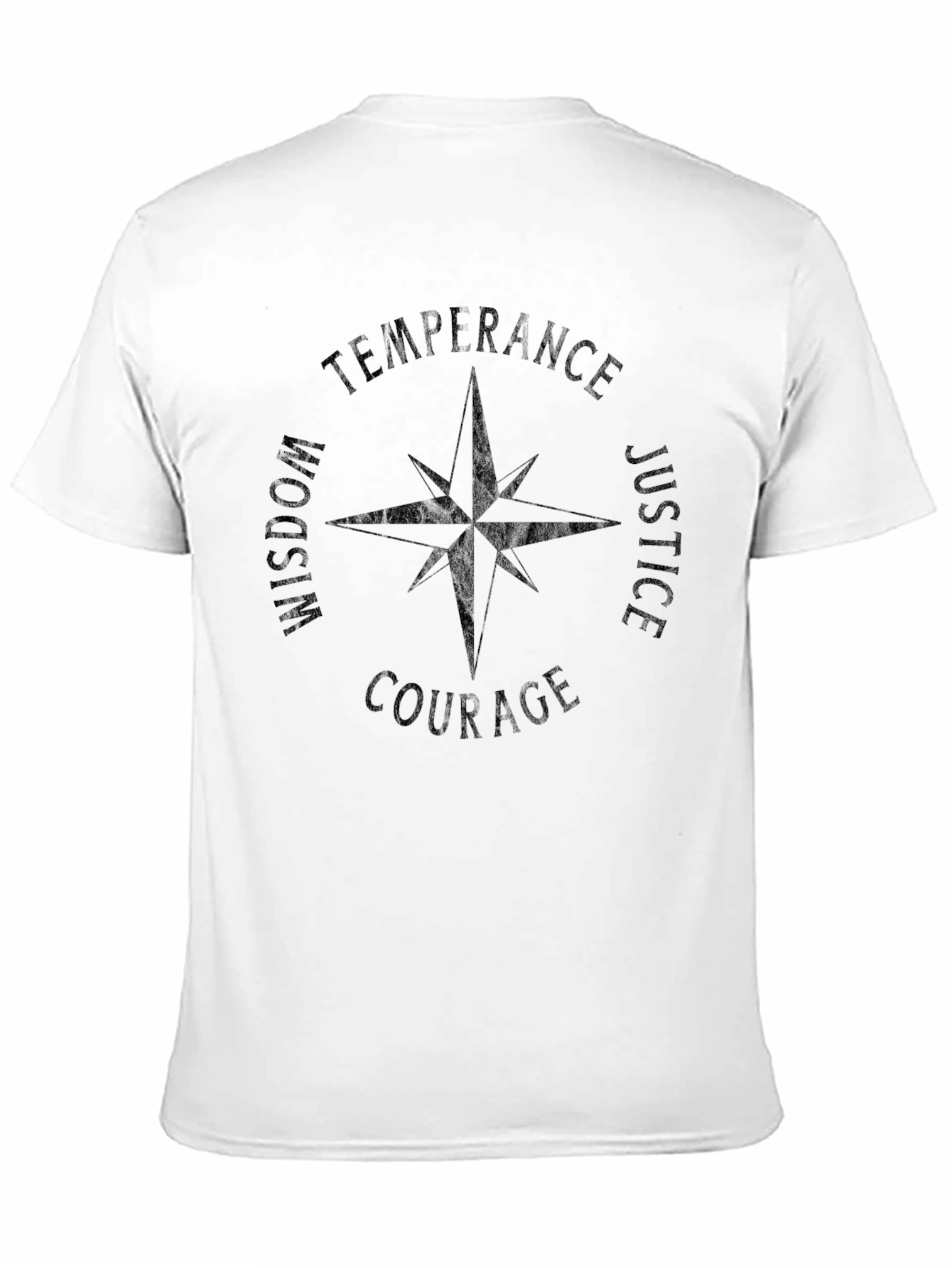 Virtue Compass Graphic Tee - Black