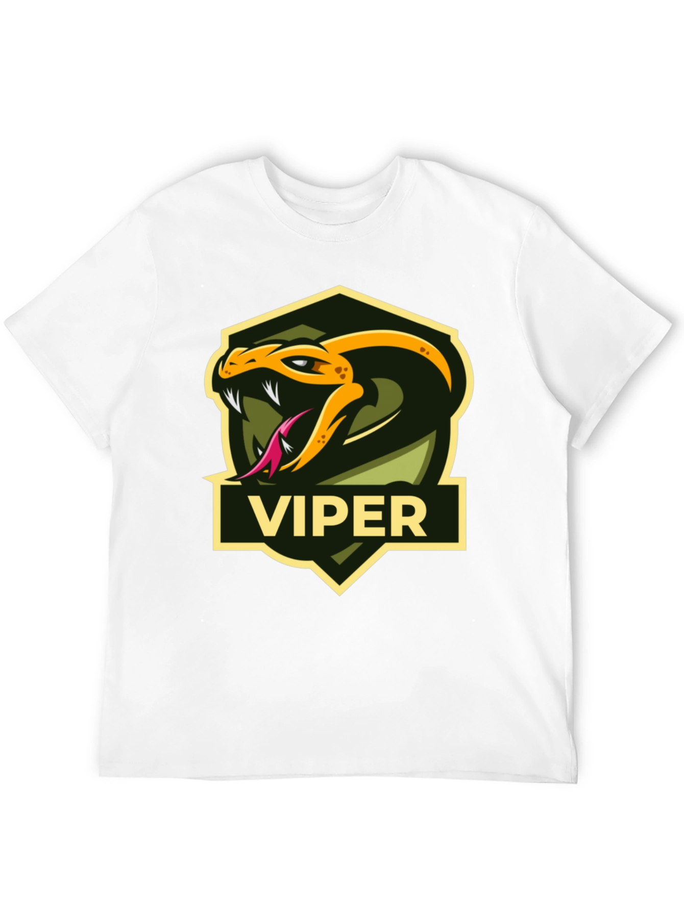 Viper Graphic T-Shirt - Snake Logo Tee