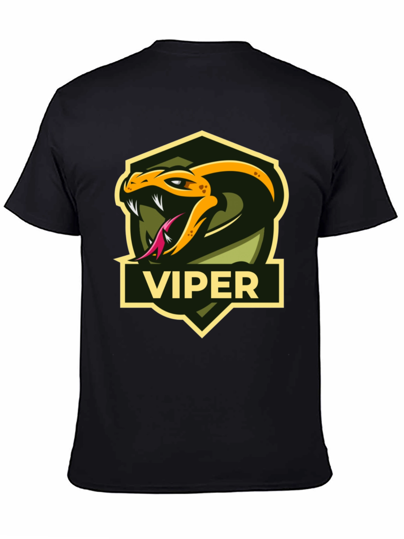 Viper Graphic T-Shirt - Snake Logo Tee