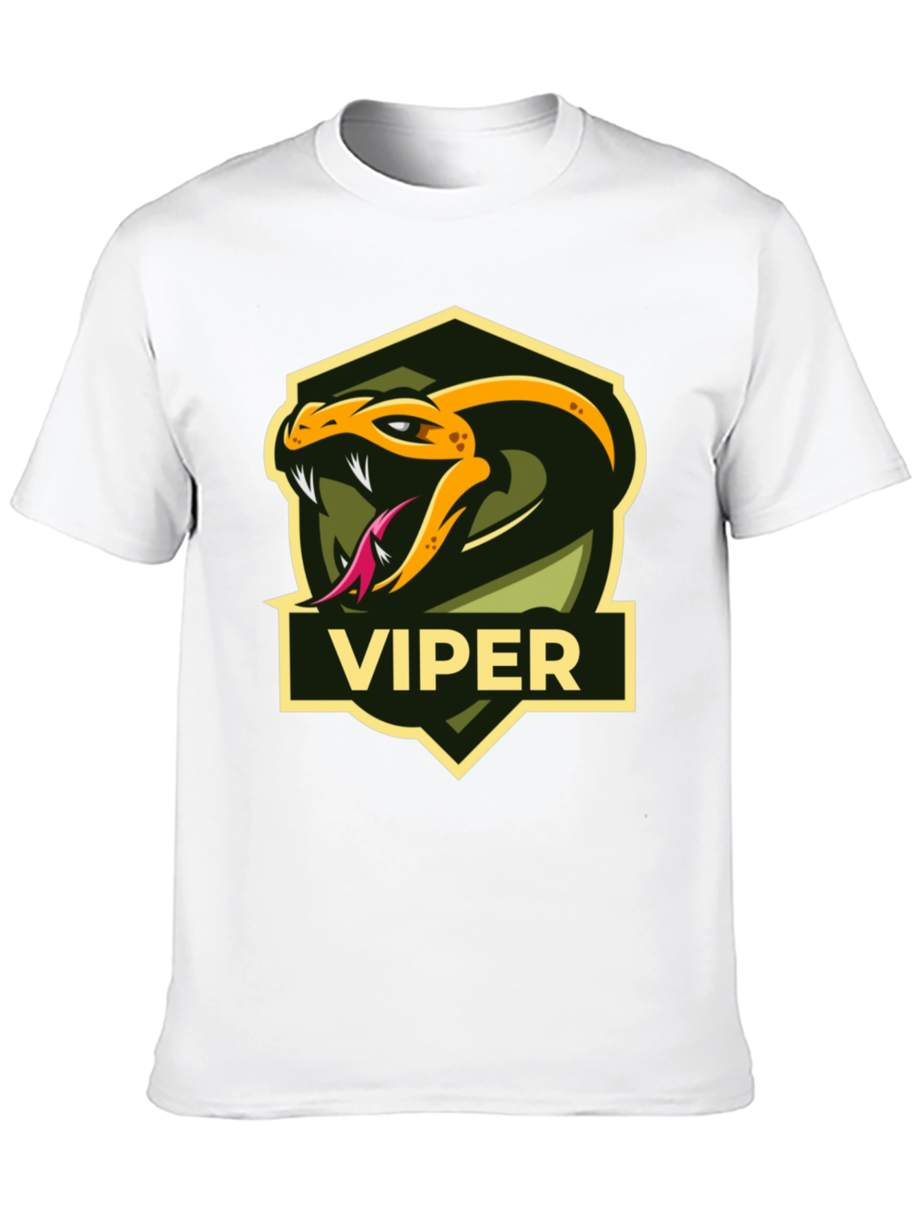 Viper Graphic T-Shirt - Snake Logo Tee