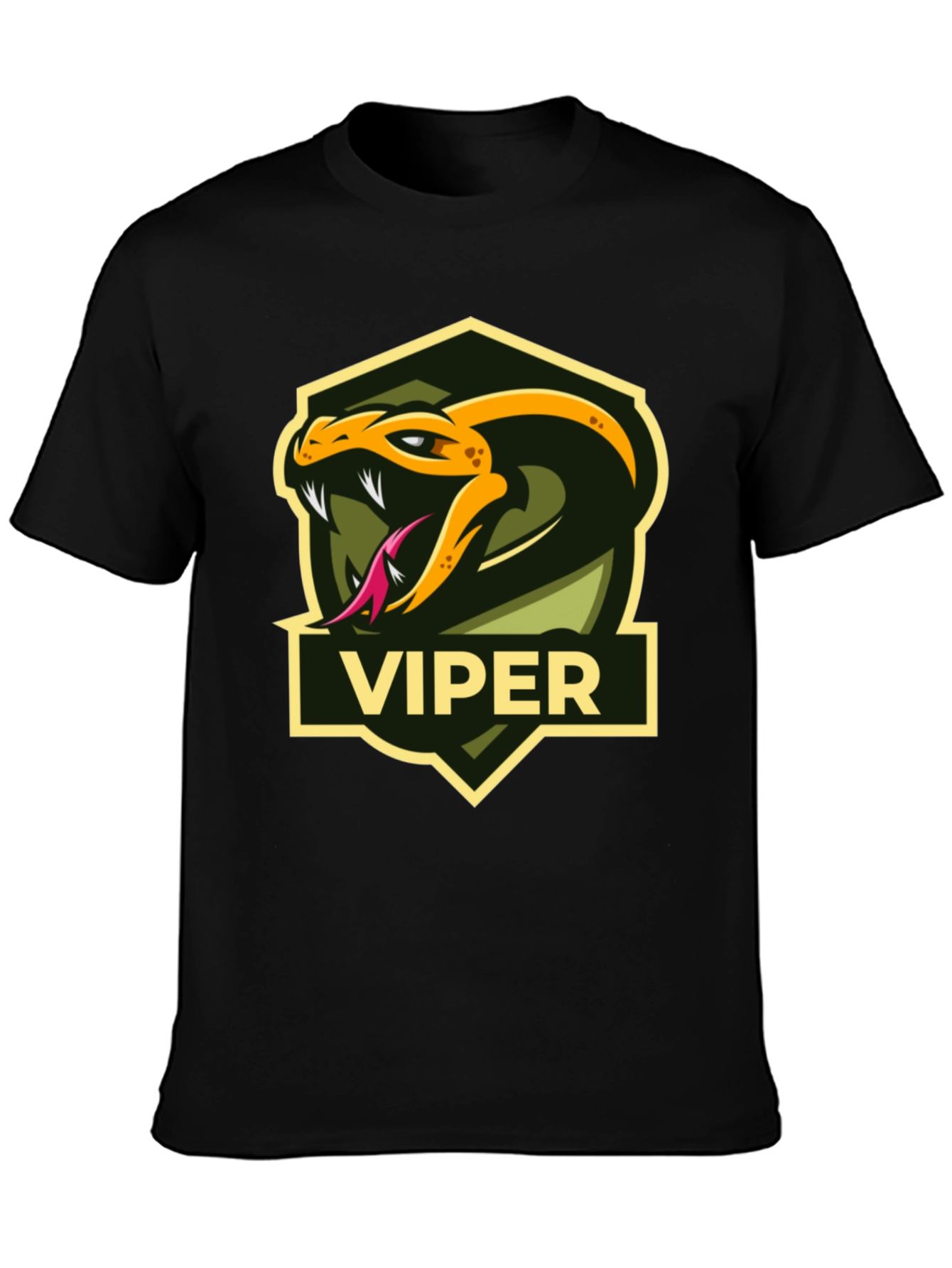 Viper Graphic T-Shirt - Snake Logo Tee