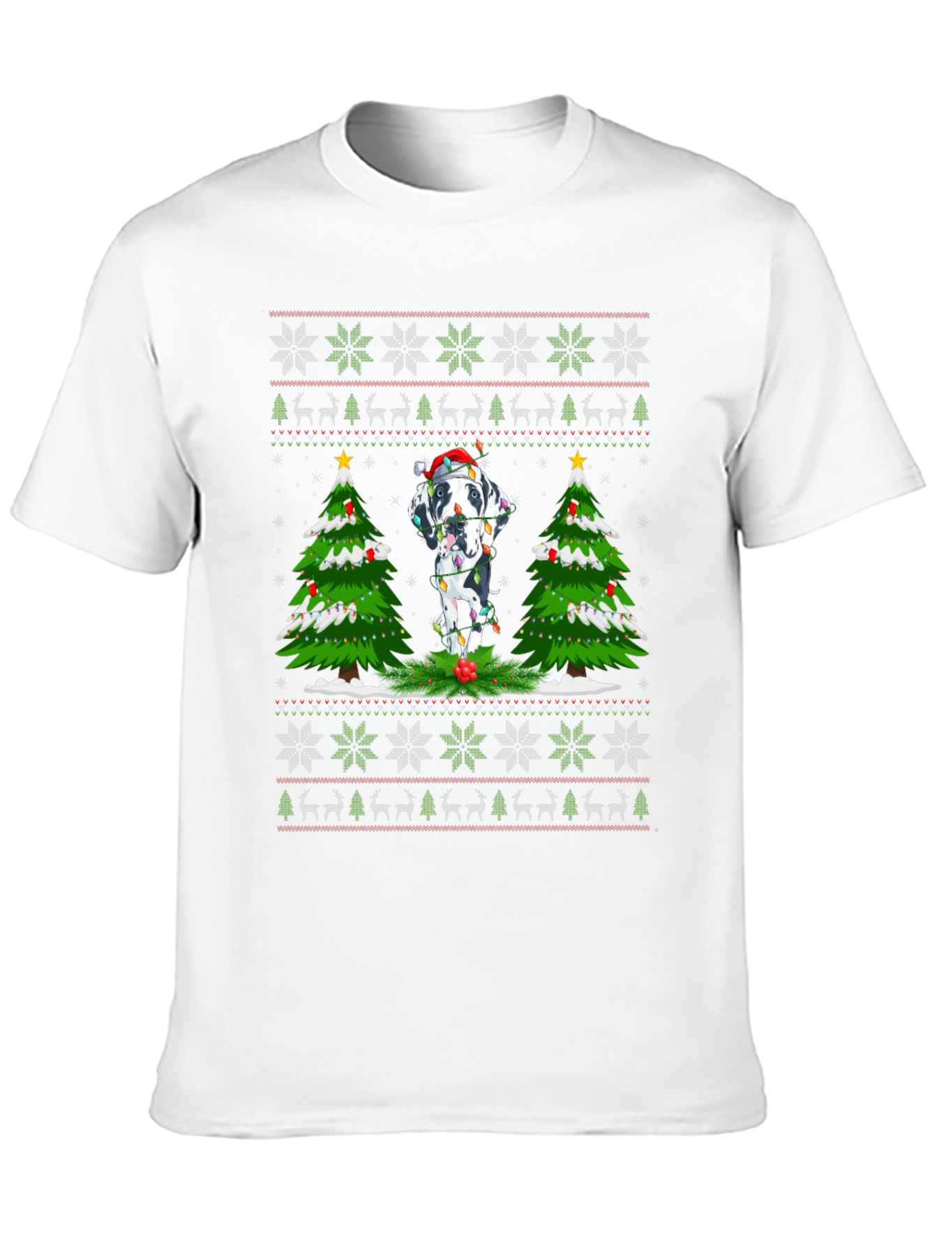 Christmas Dog Ugly Sweater T-Shirt