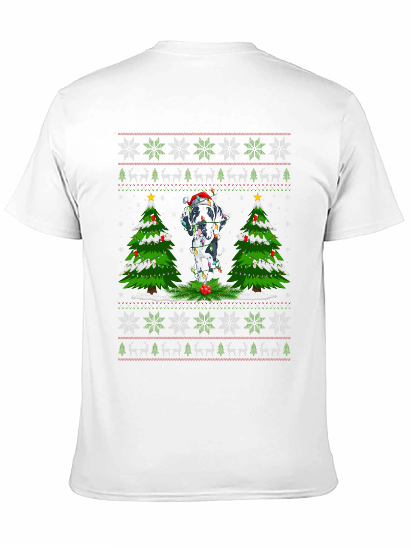 Christmas Dog Ugly Sweater T-Shirt