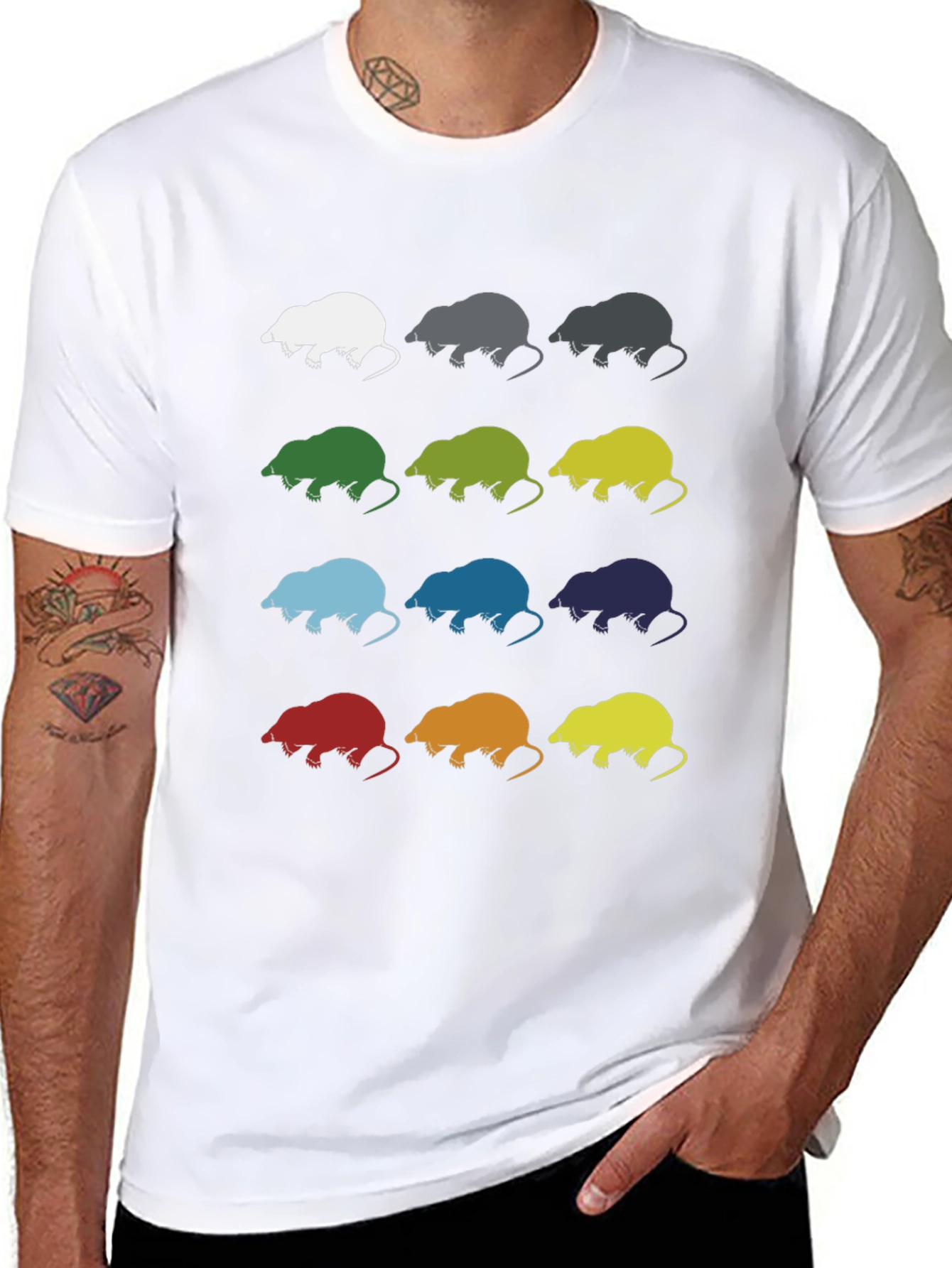 Pop Art Mole T-Shirt | Unique Graphic Tee