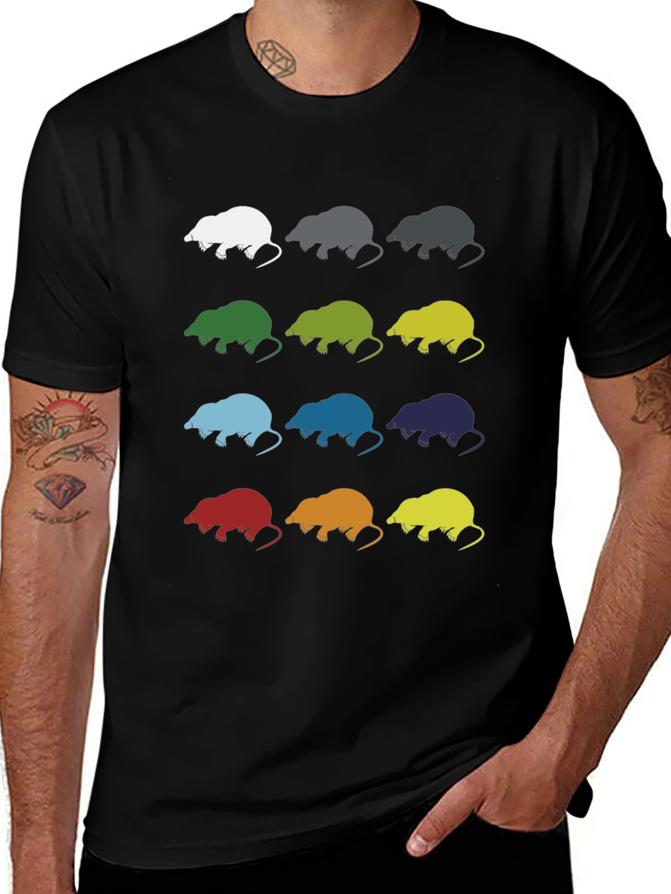 Pop Art Mole T-Shirt | Unique Graphic Tee
