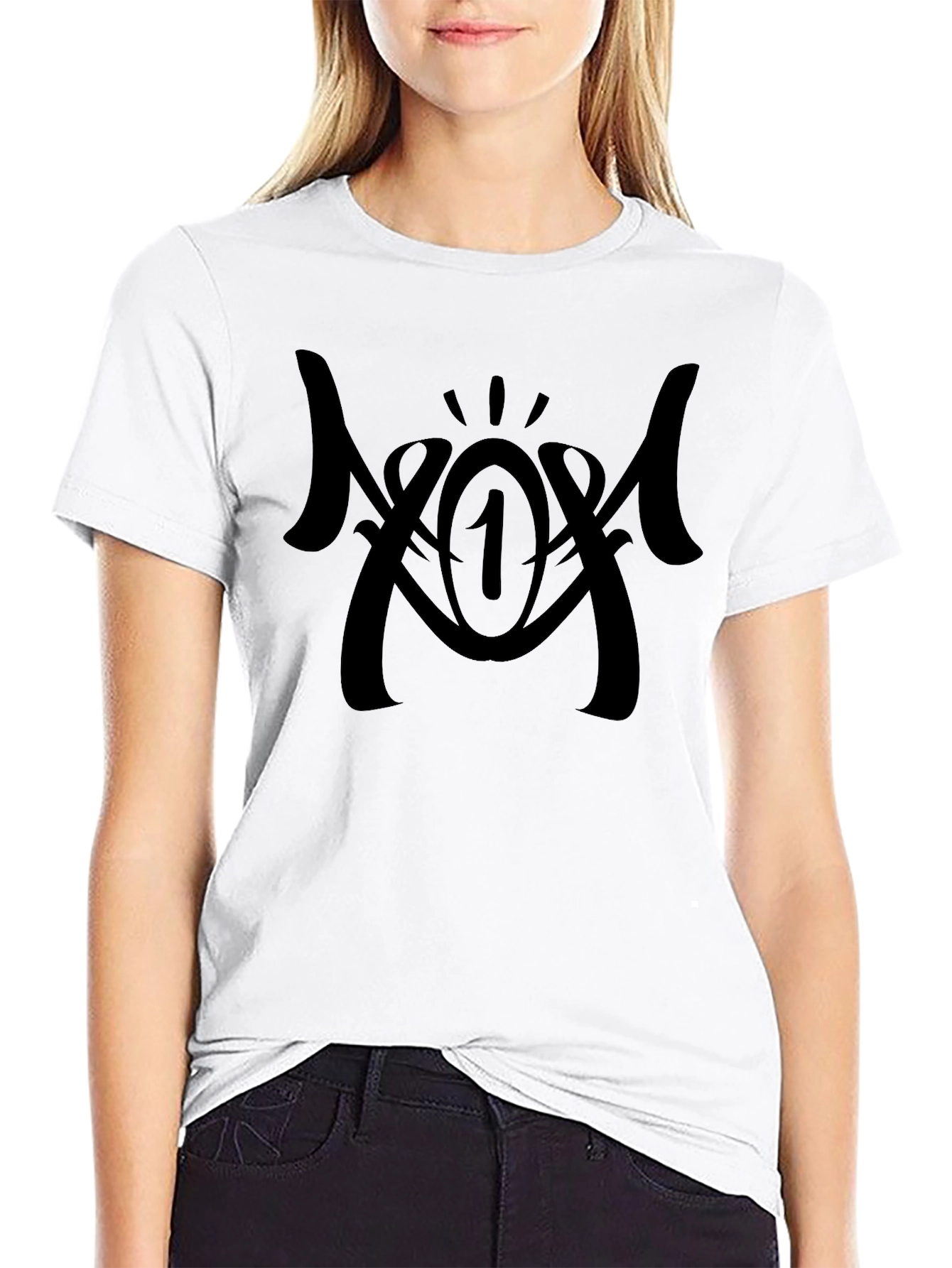 Black Graphic Tee - Bold Design