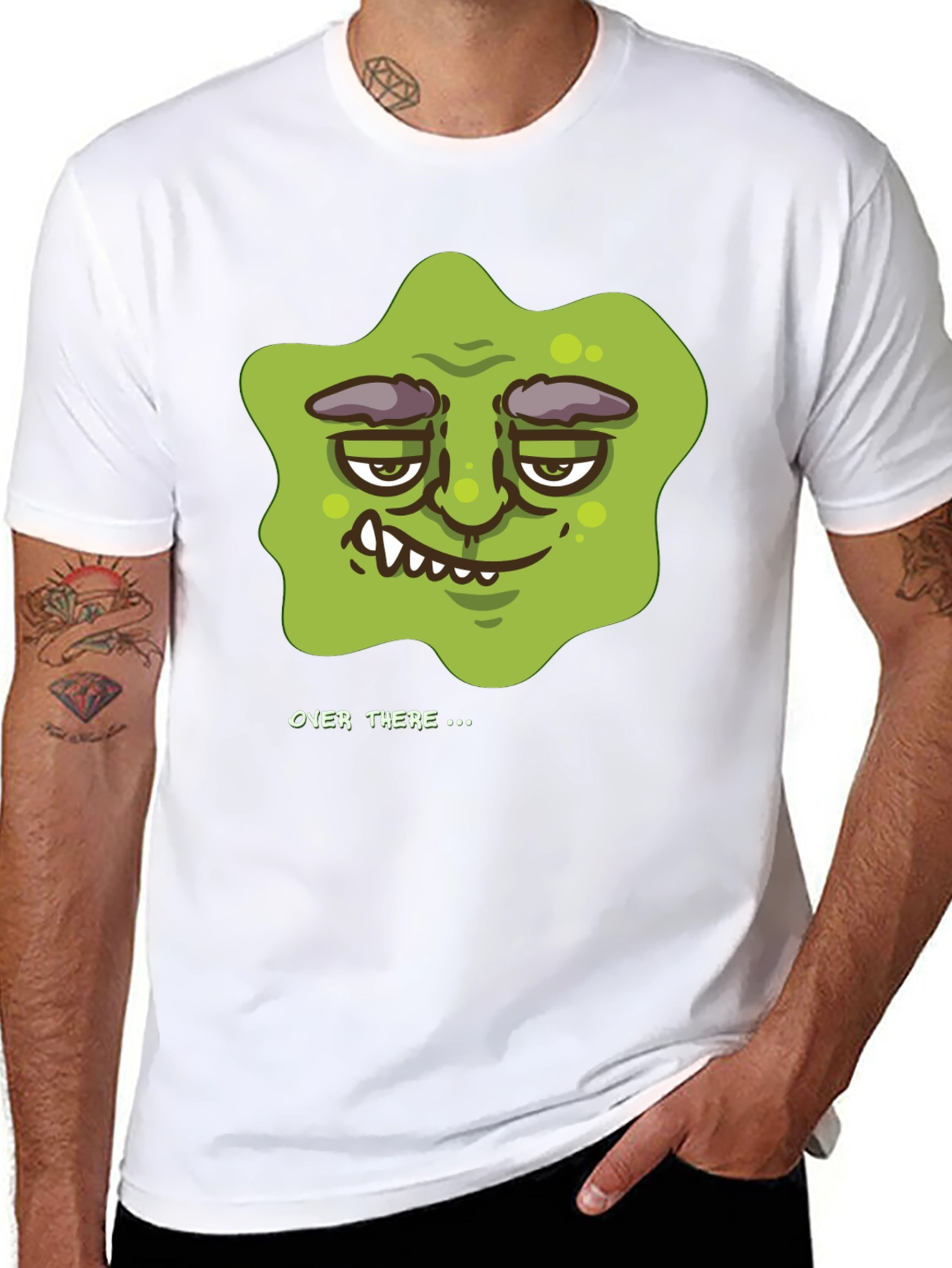Funny Green Blob T-Shirt