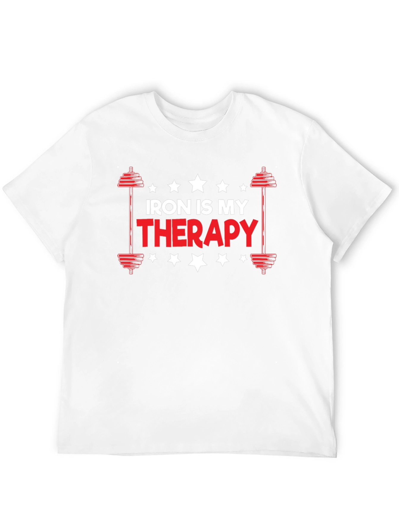 Iron is My Therapy Gym Workout T-Shirt