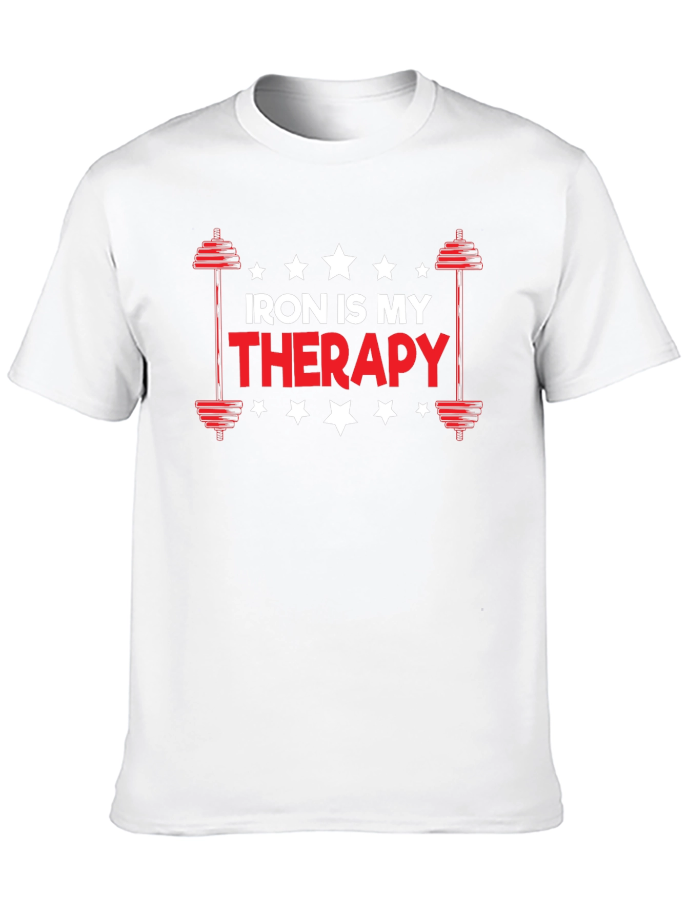Iron is My Therapy Gym Workout T-Shirt