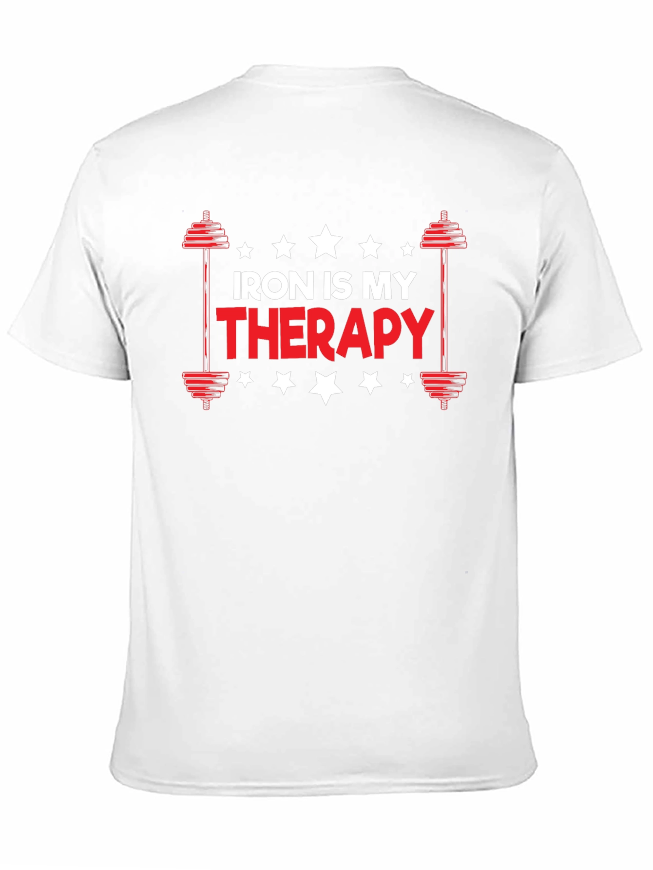 Iron is My Therapy Gym Workout T-Shirt