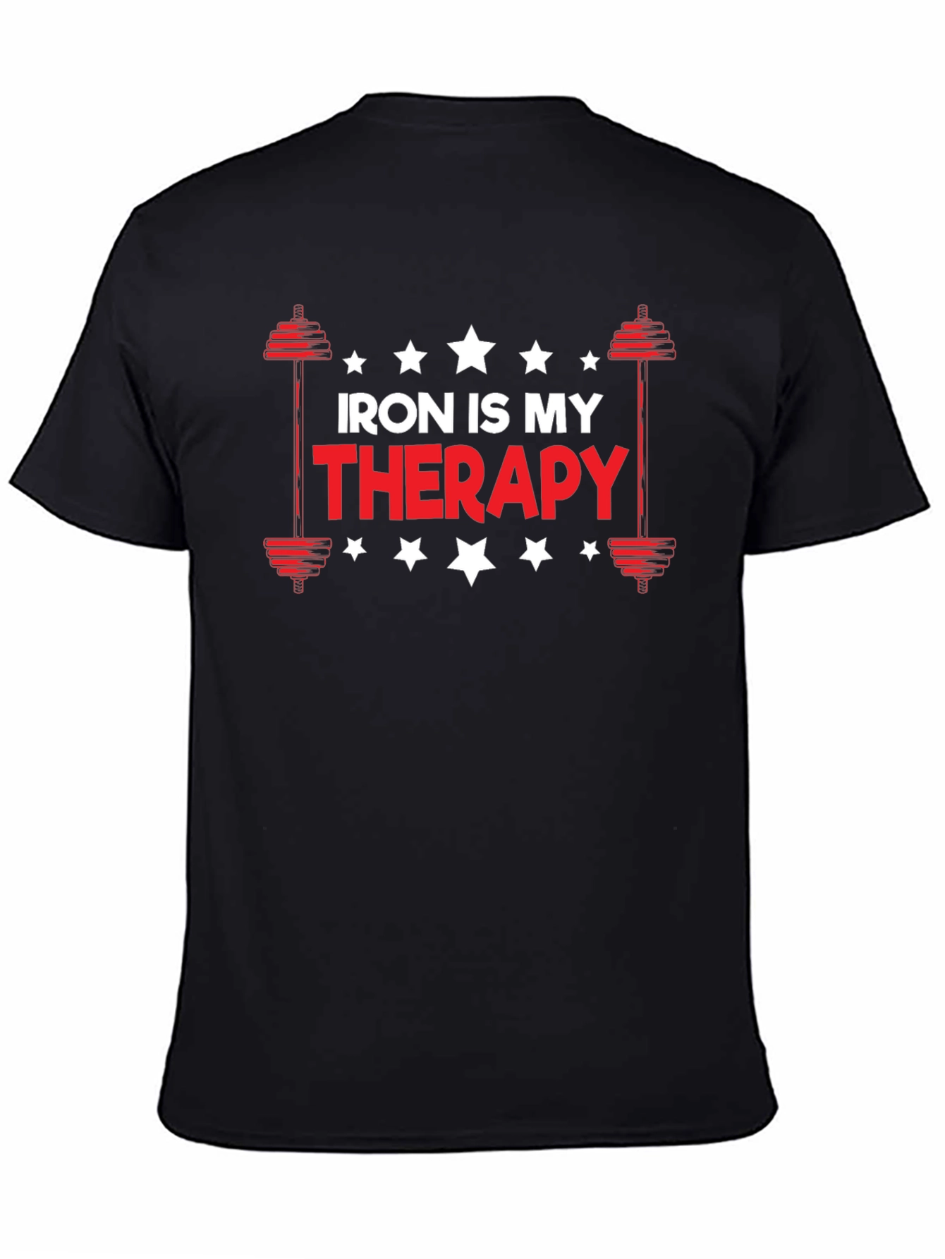 Iron is My Therapy Gym Workout T-Shirt