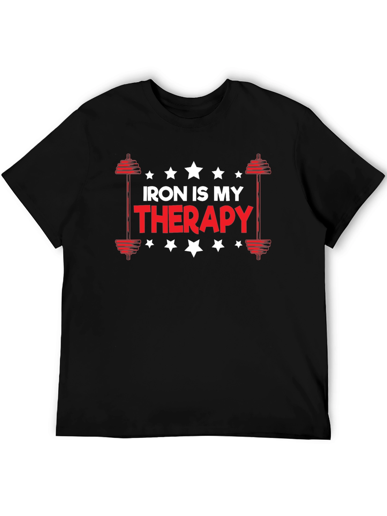 Iron is My Therapy Gym Workout T-Shirt