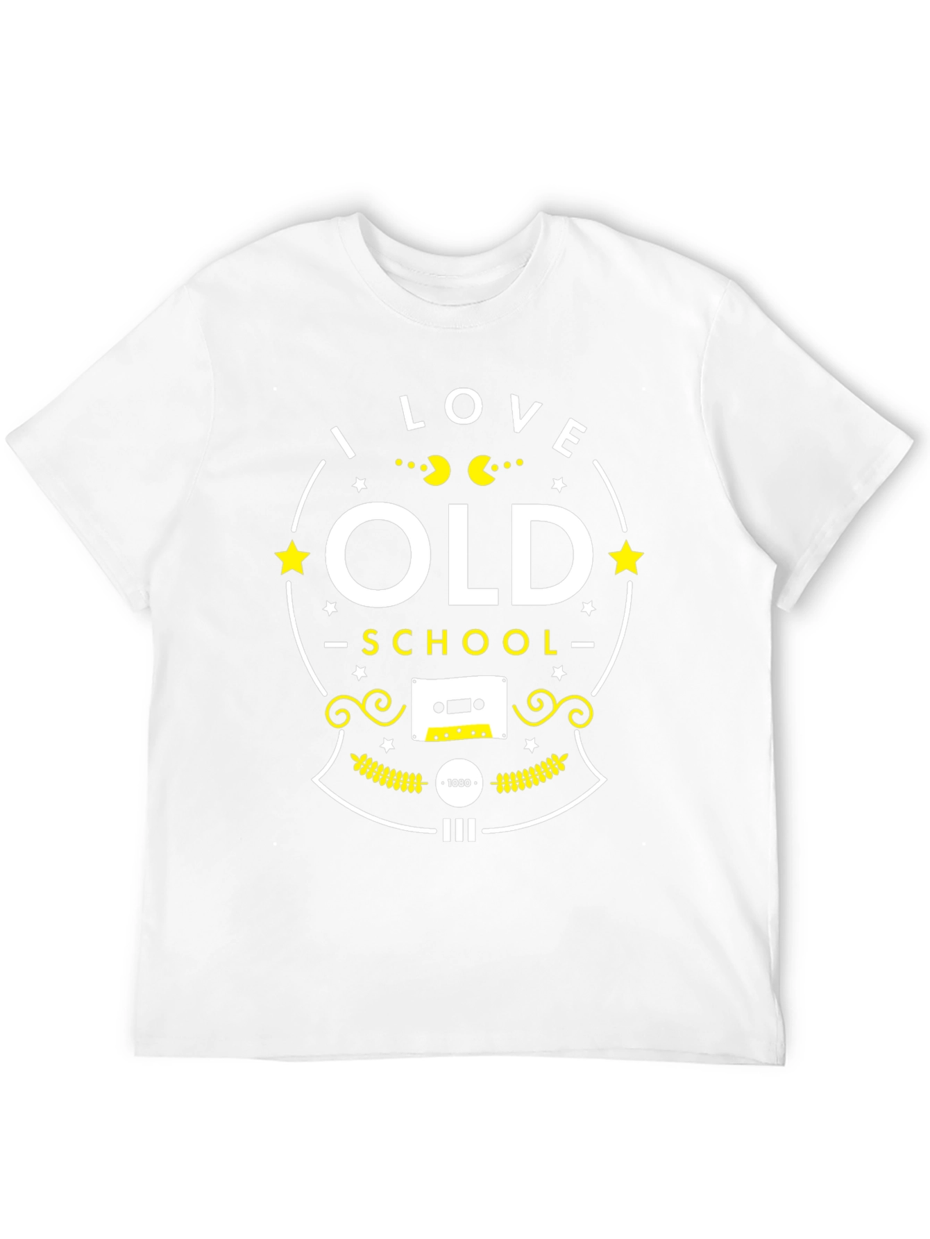 Retro Old School T-Shirt - Black