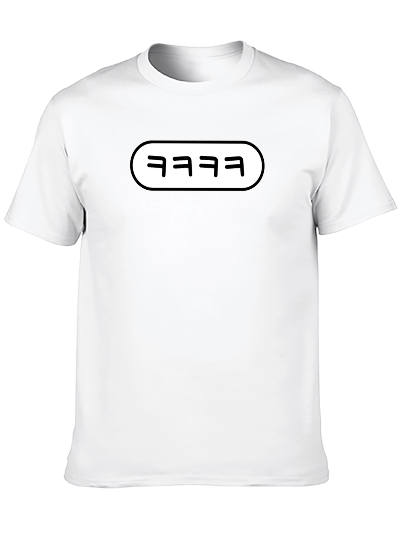 Trendy kkkk Graphic Tee - Black Cotton T-Shirt