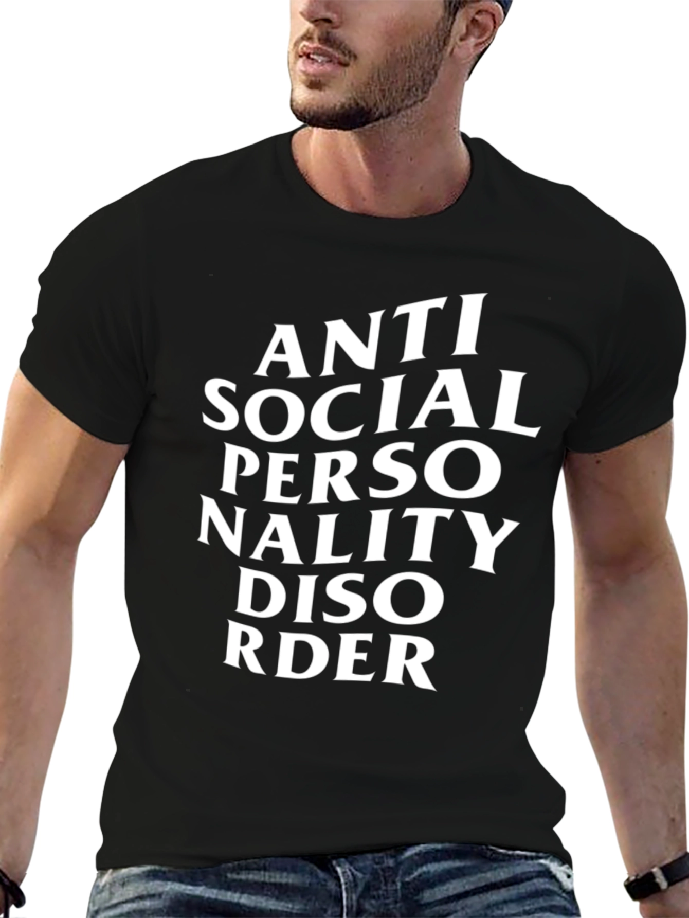 Anti Social Personality Disorder Black T-Shirt