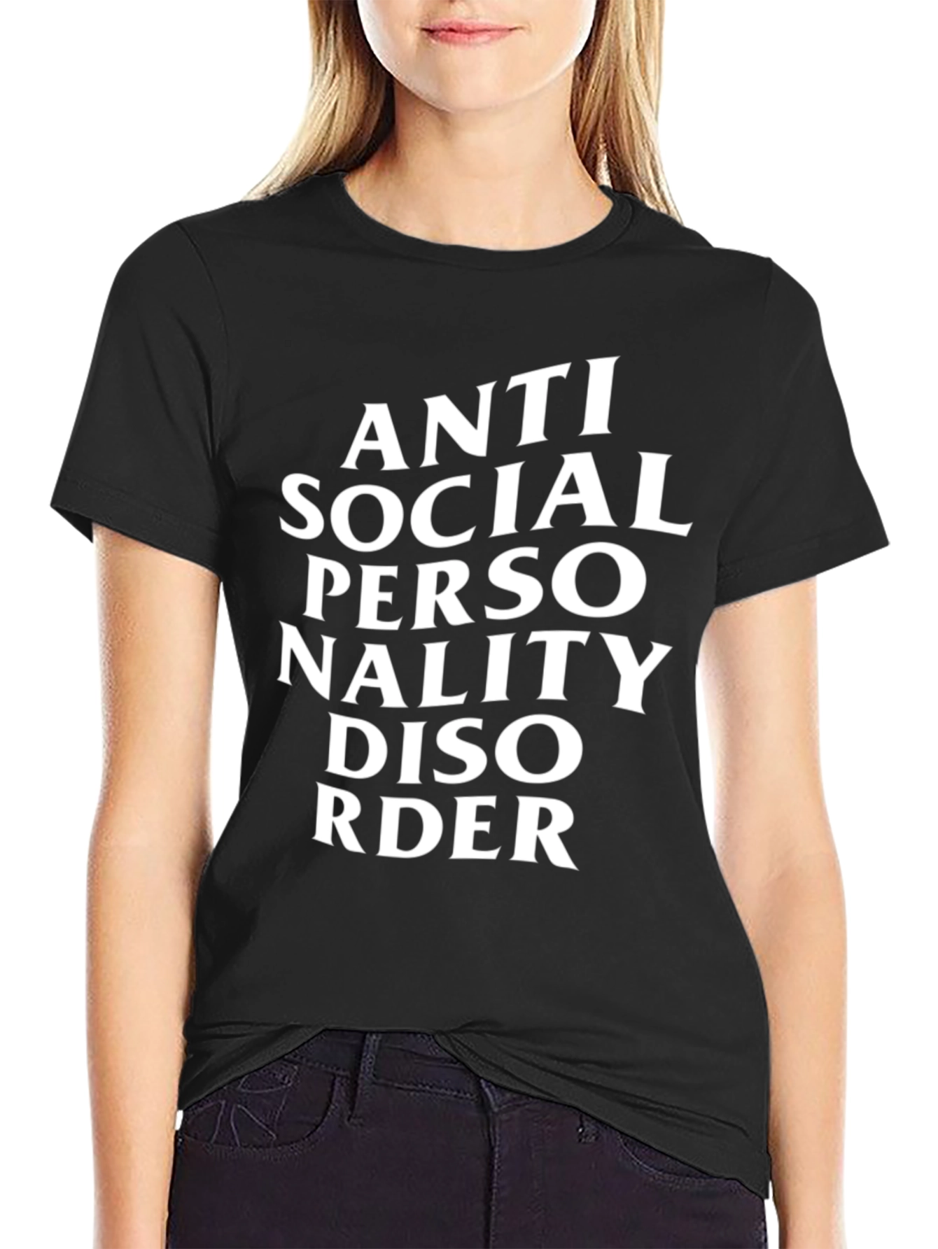 Anti Social Personality Disorder Black T-Shirt