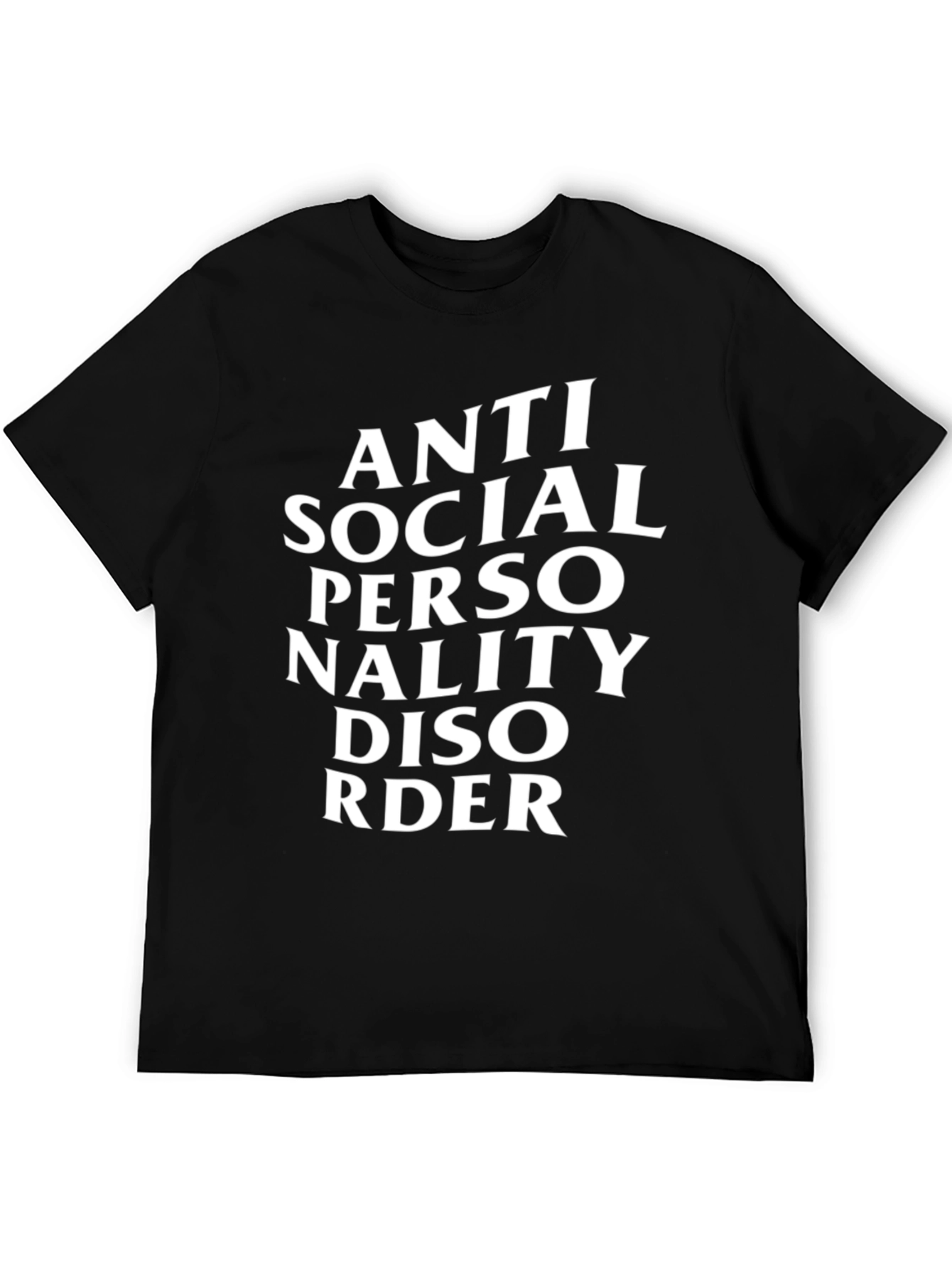 Anti Social Personality Disorder Black T-Shirt