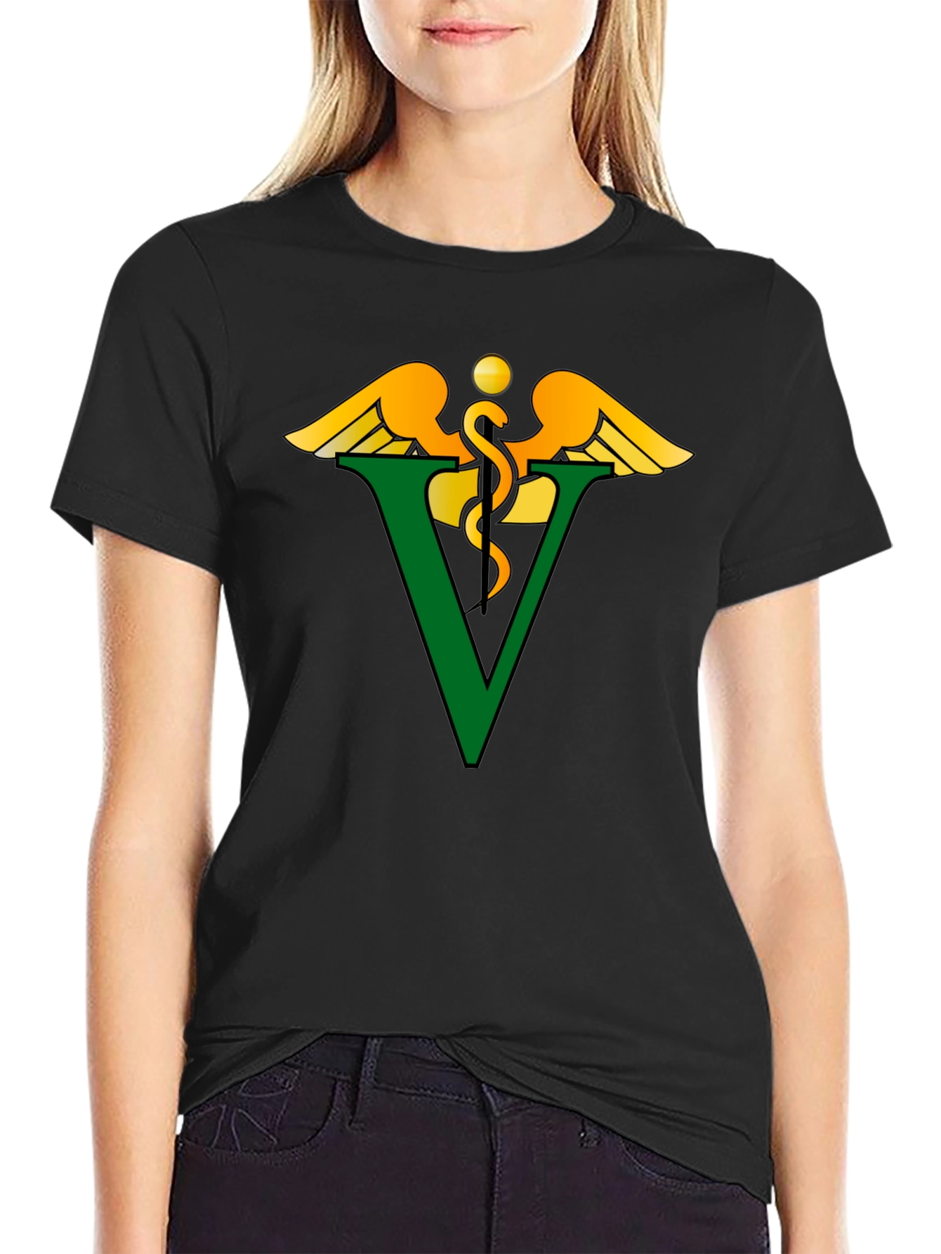 Veterinary Symbol Graphic Tee
