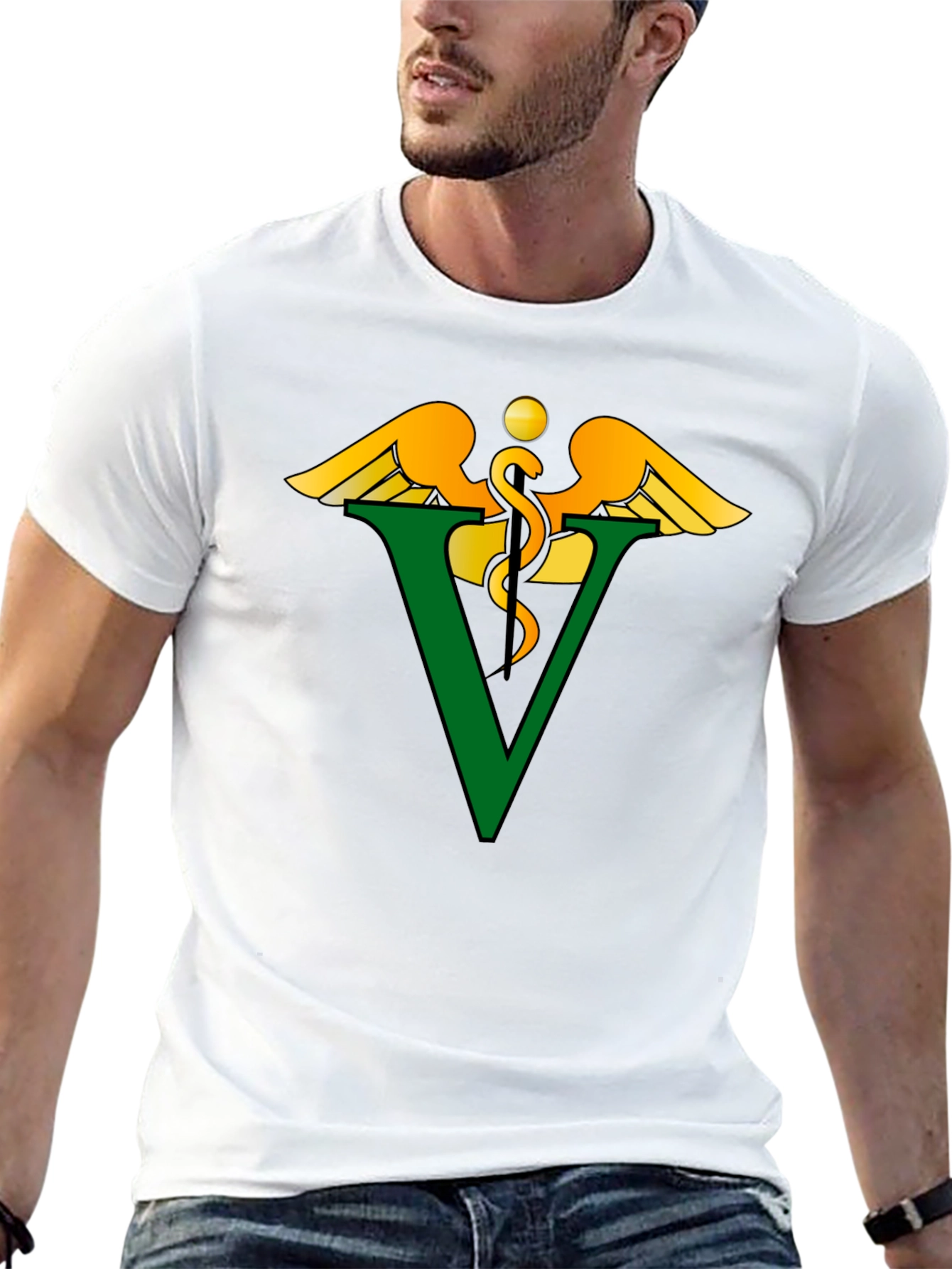 Veterinary Symbol Graphic Tee