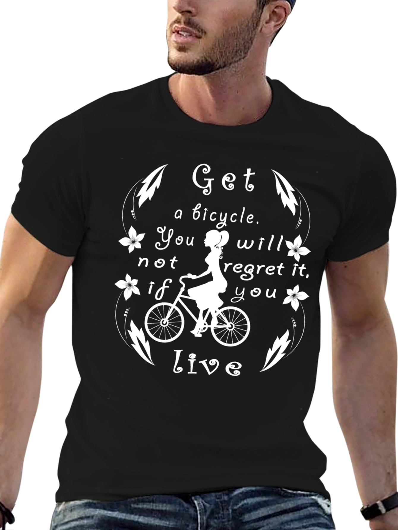 Get A Bicycle Graphic Tee - Unisex Adult T-Shirt